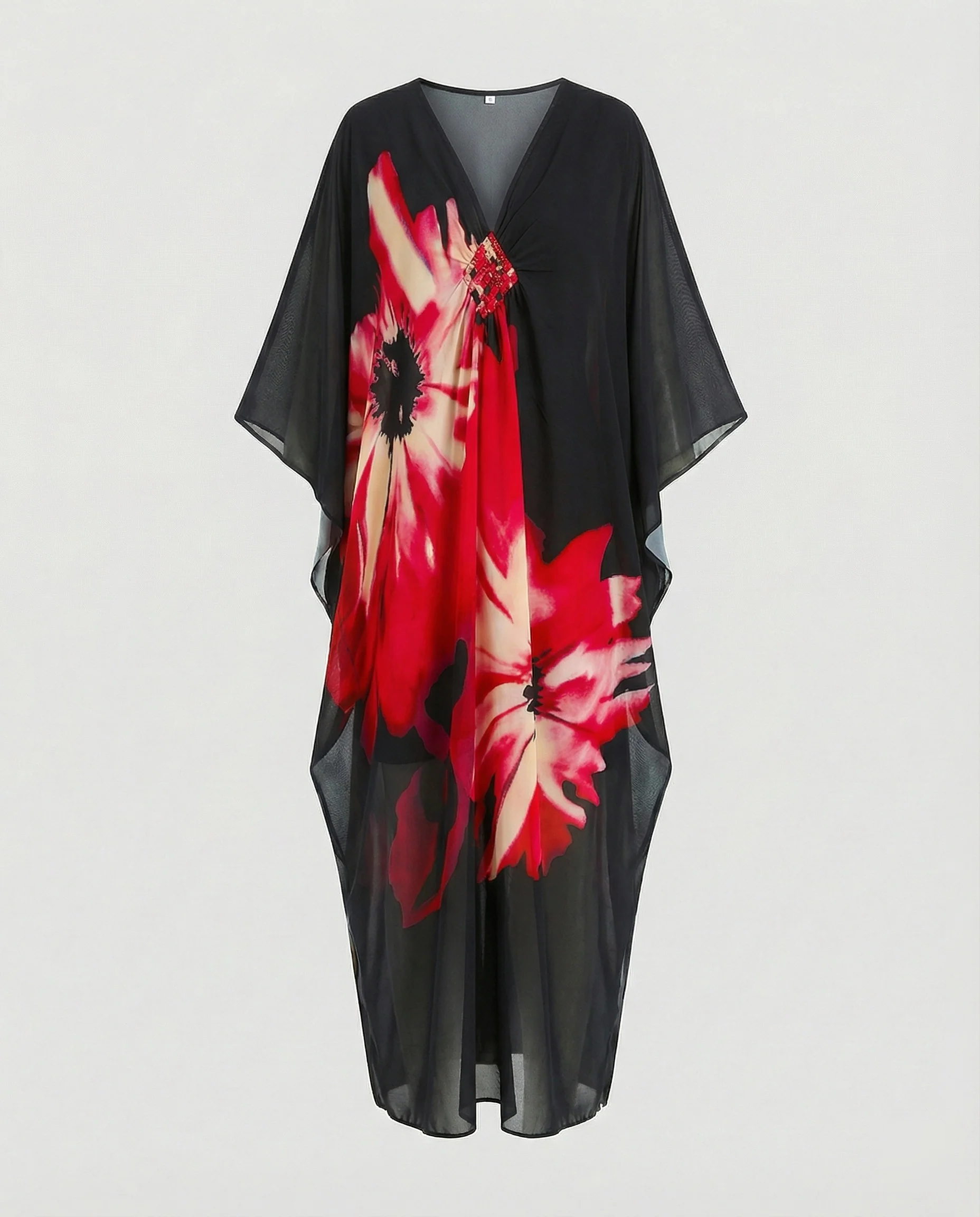 Damen Maxikleid Kaftan Sommer - Image 17