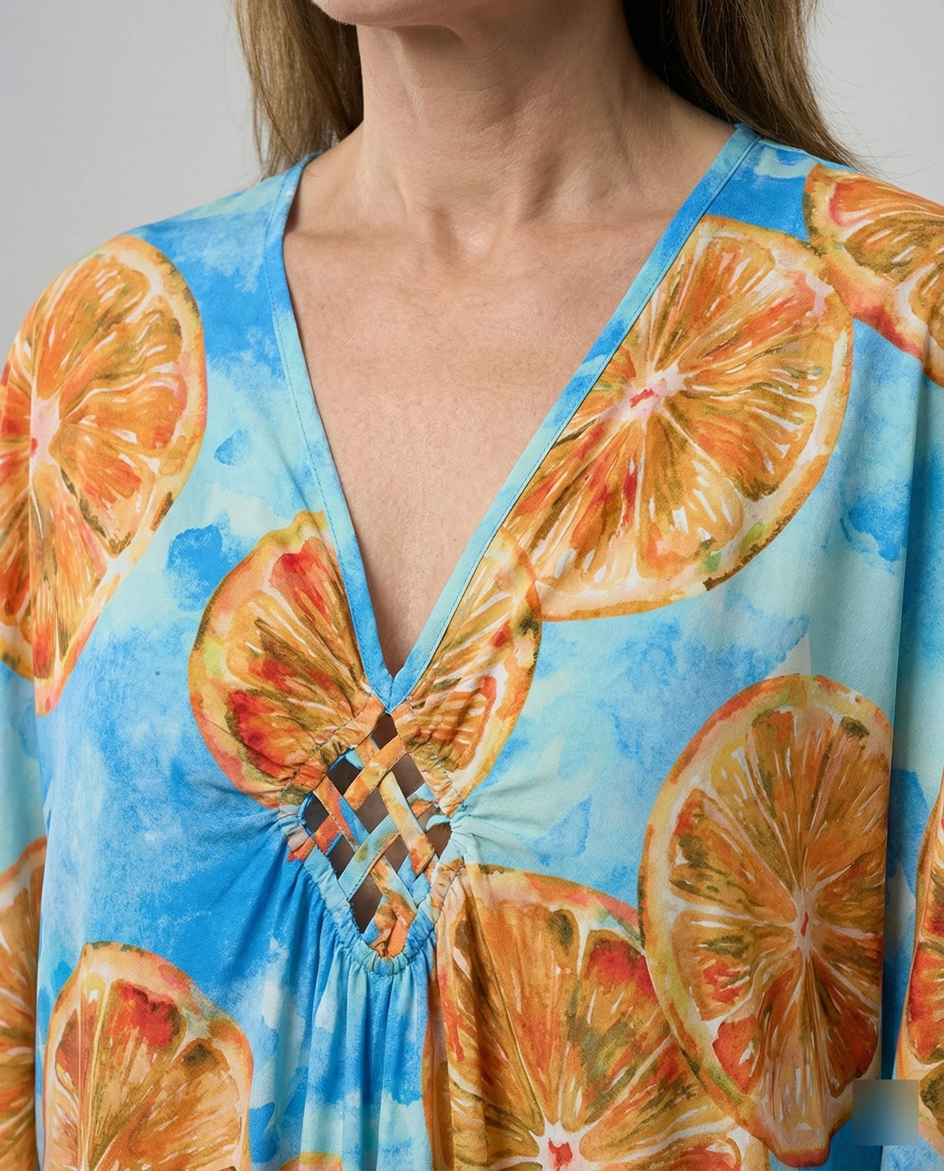Damen Maxikleid Kaftan Sommer - Image 19