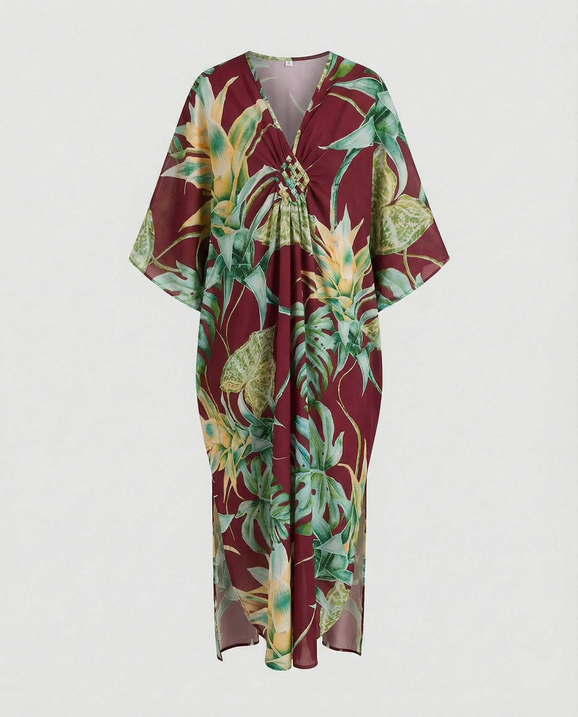 Damen Maxikleid Kaftan Sommer - Image 28