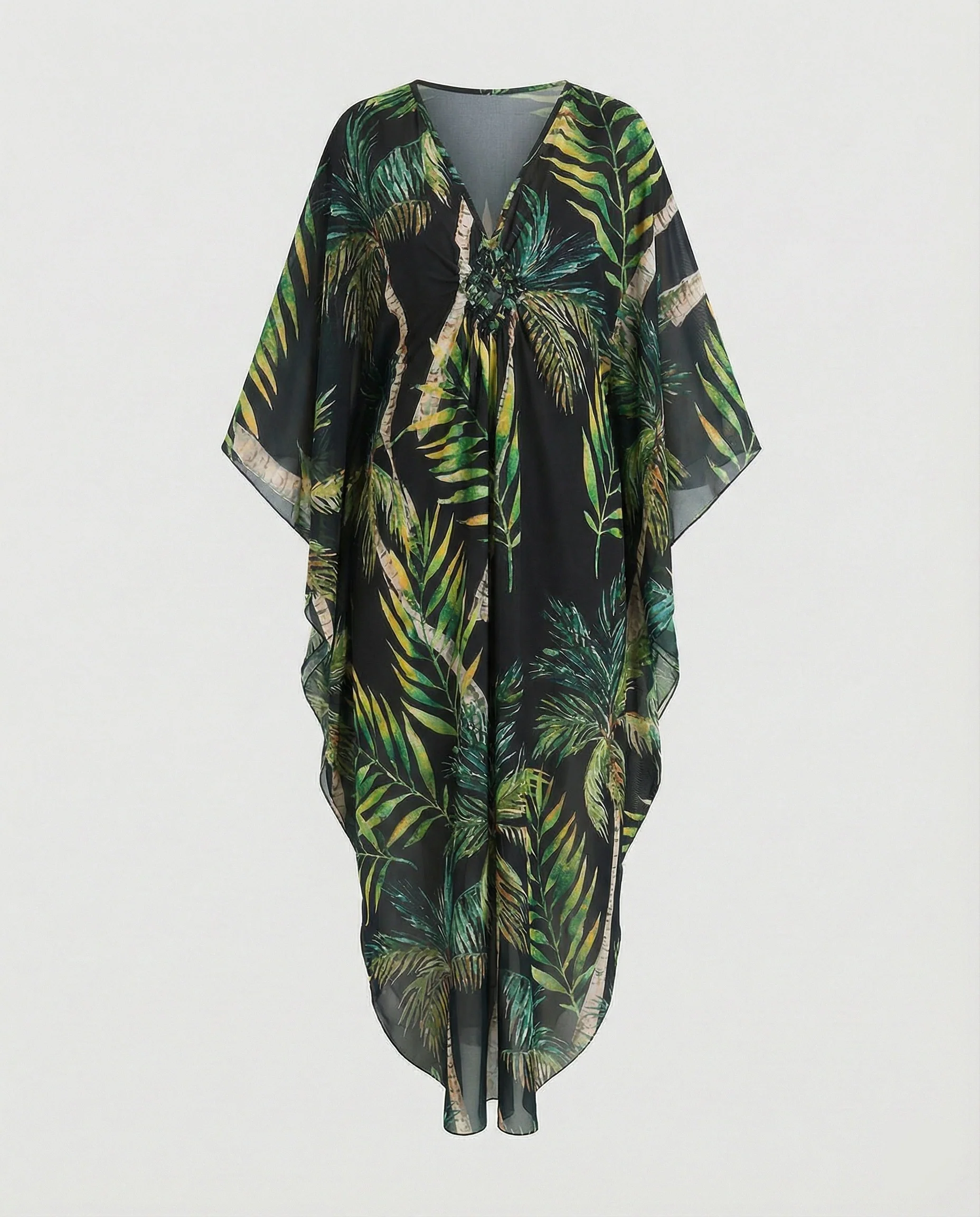 Damen Maxikleid Kaftan Sommer - Image 4