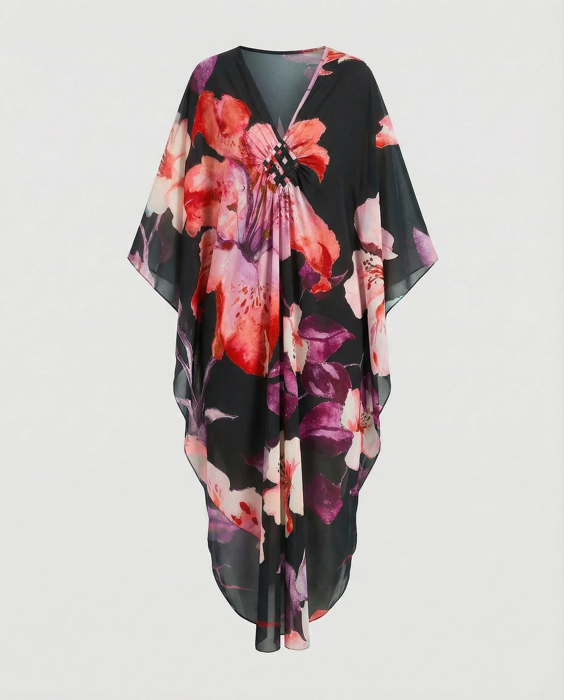 Damen Maxikleid Kaftan Sommer - Image 7