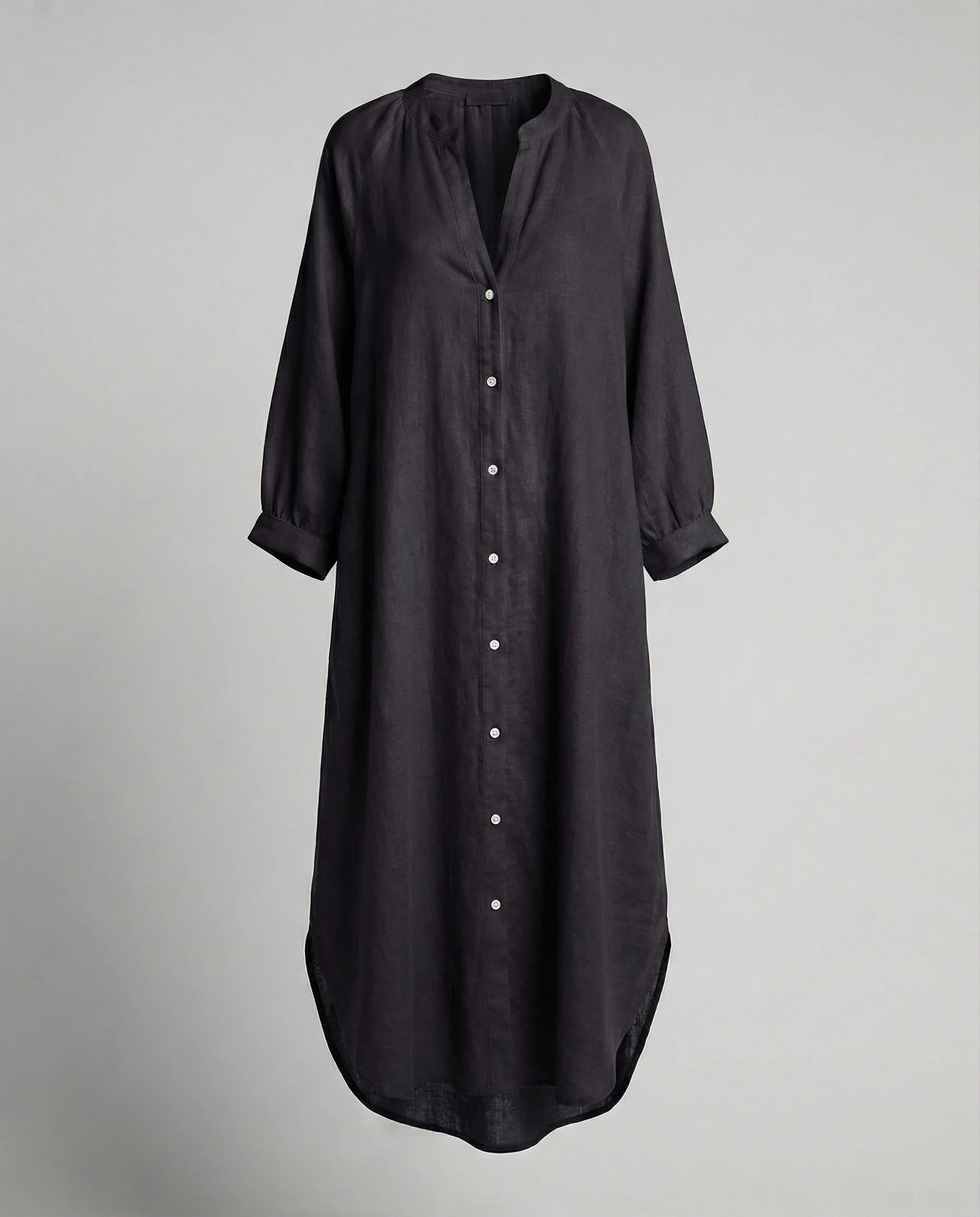 Damen Leinenkleid Kaftan lang - Image 6