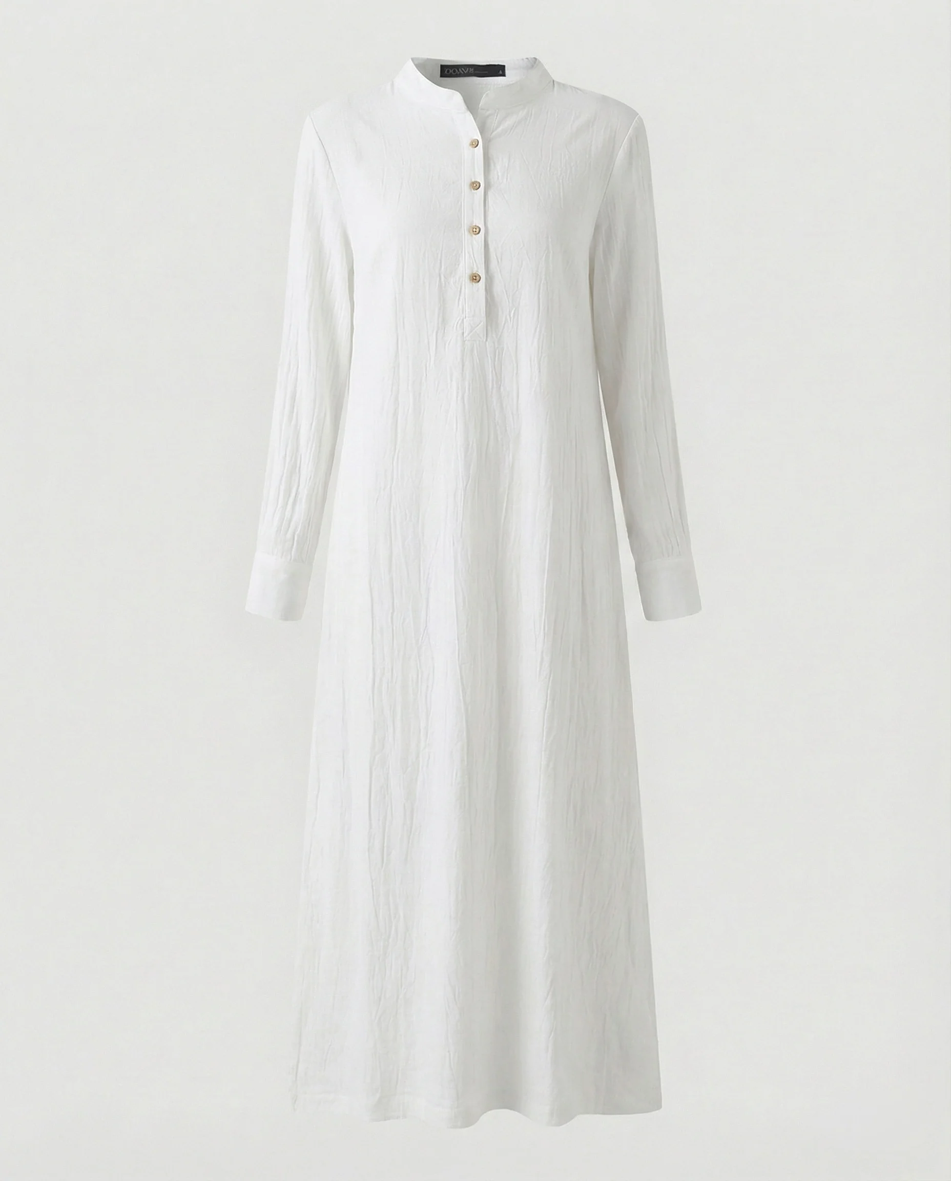 Leinen Maxikleid Sommer Damen - Image 5
