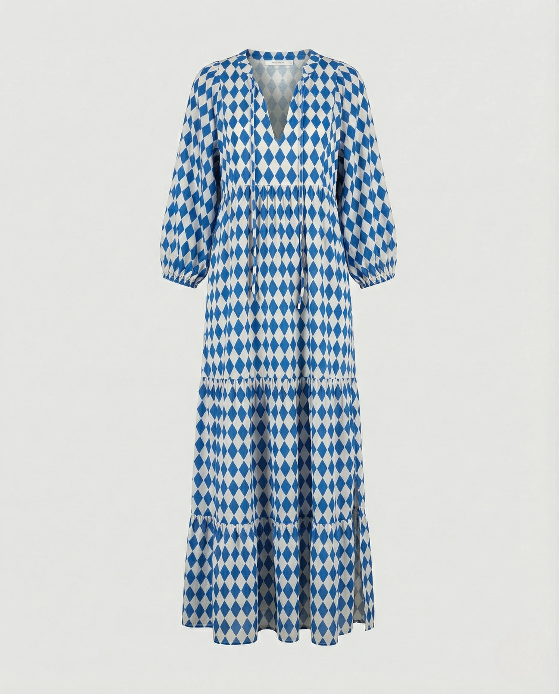 V-Ausschnitt Kleid Geometrisch Print Damen - Image 5