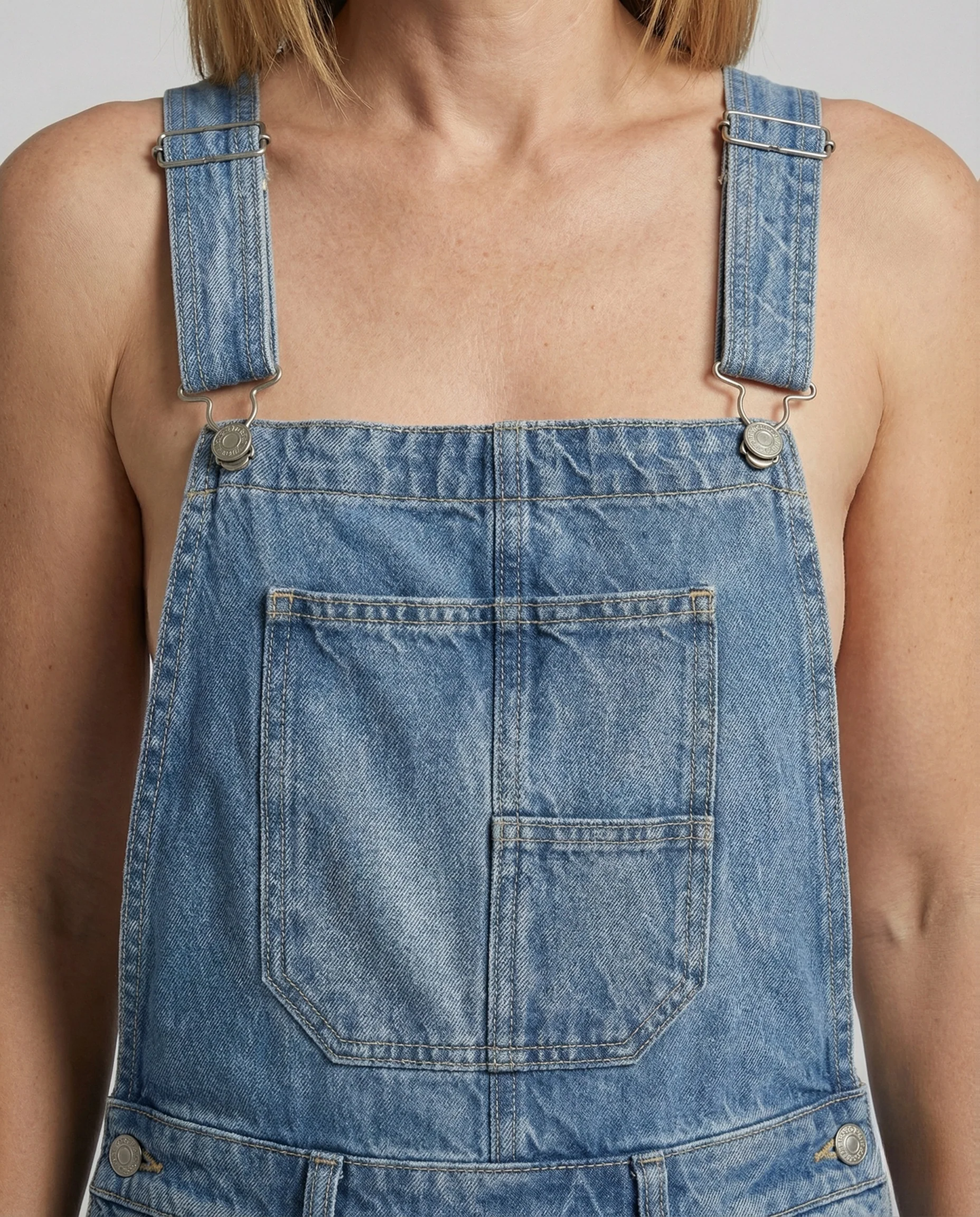 Damen Latzhose Baumwolle weit - Image 3