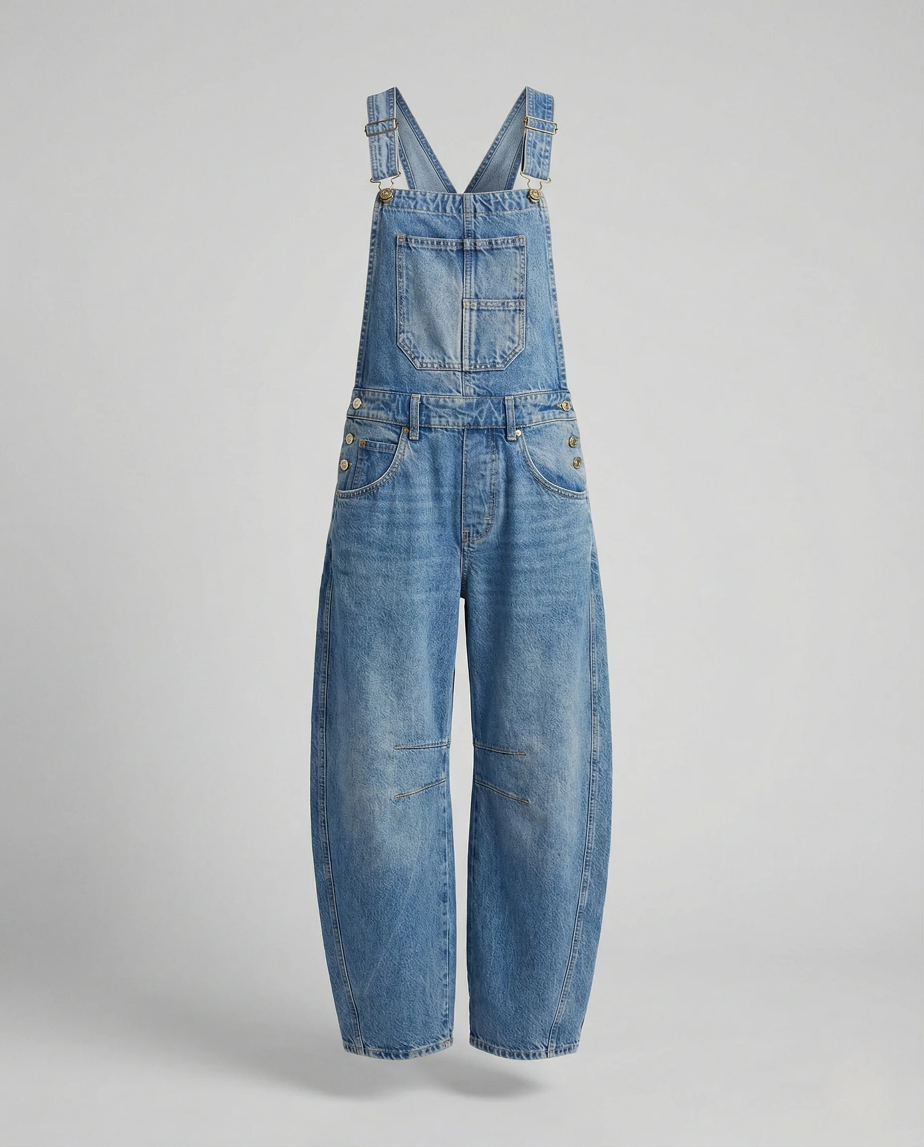 Damen Latzhose Baumwolle weit - Image 4