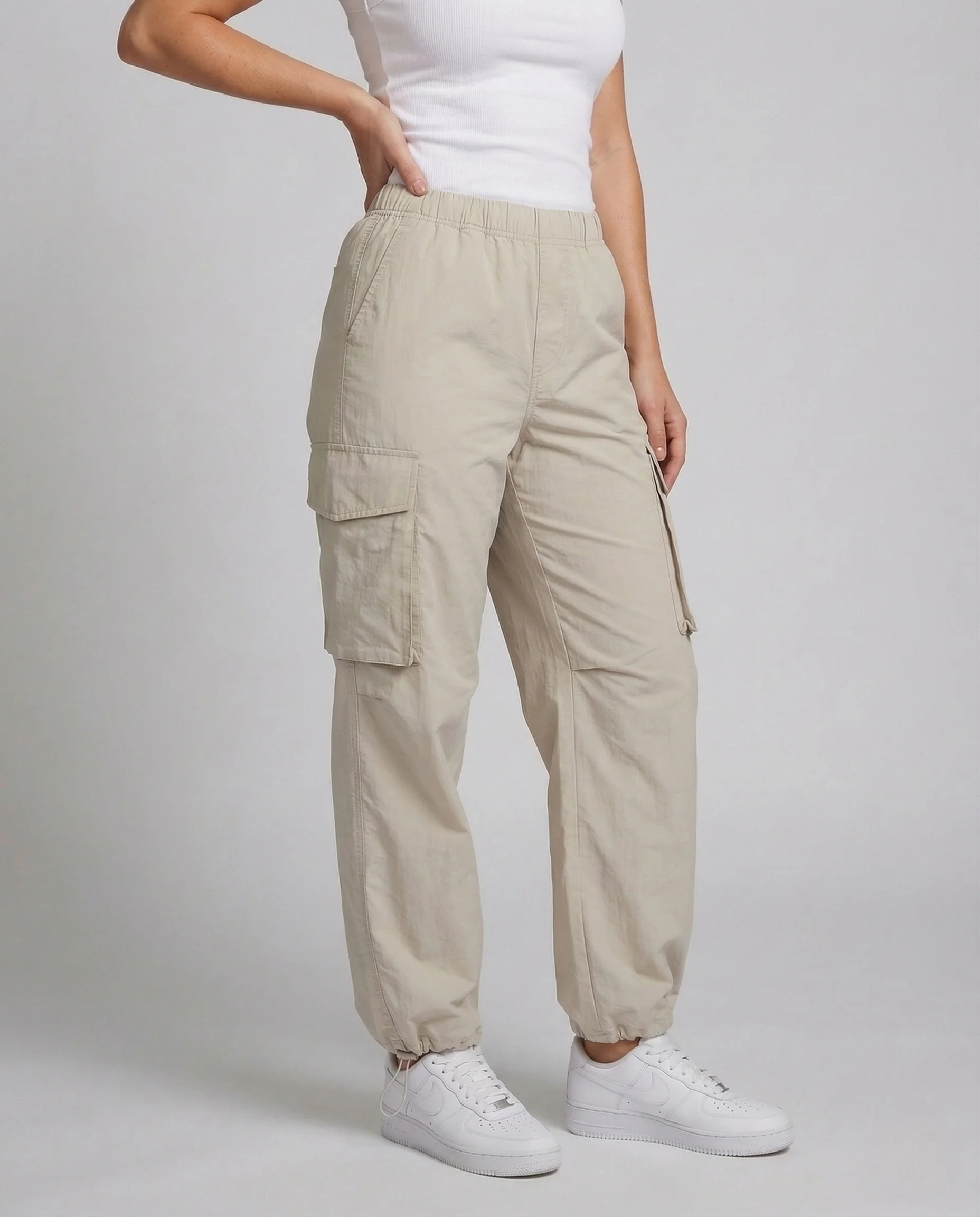 Damen Cargo Hose Baumwollmix - Image 2