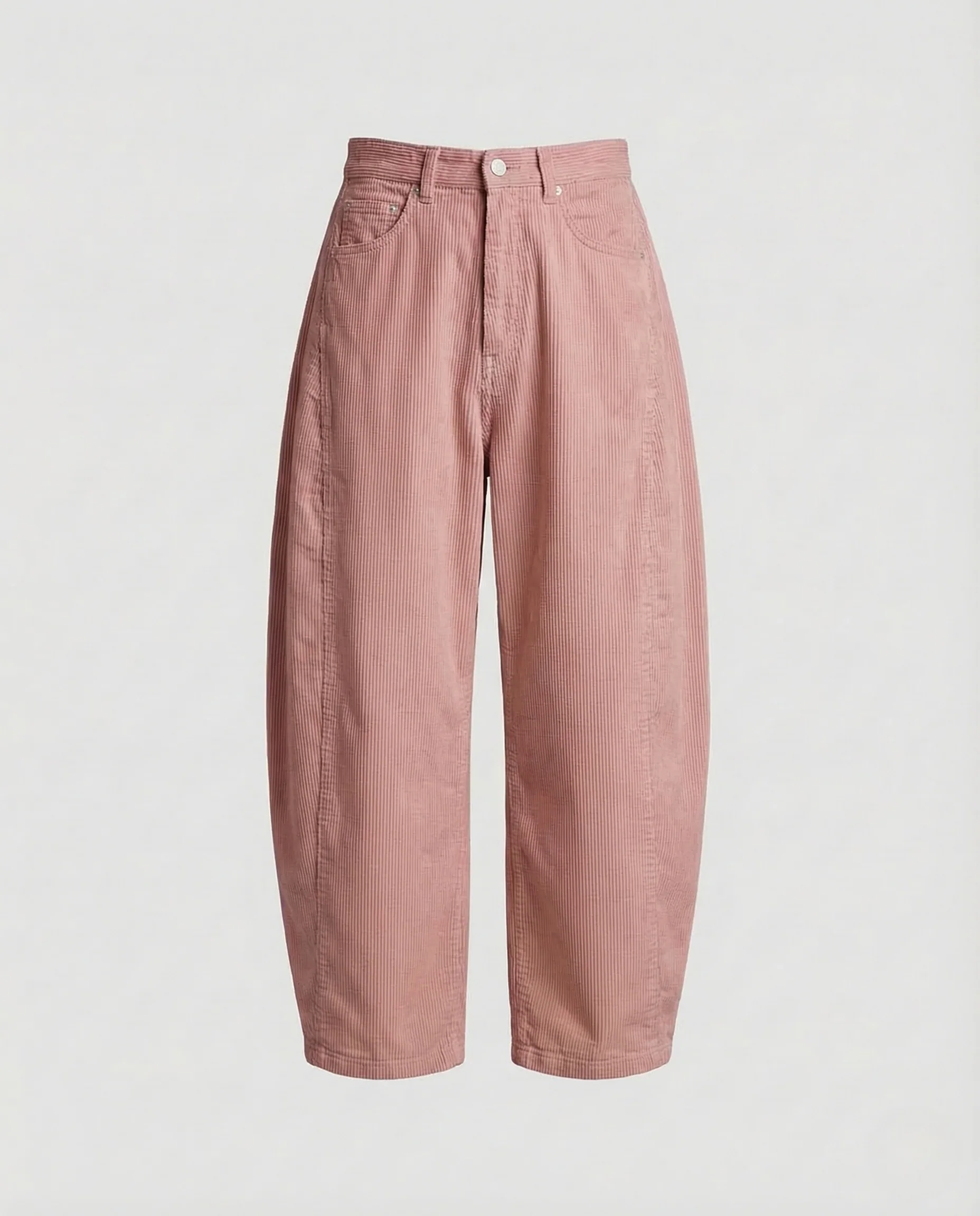 Damen Cordhose High Waist Weit - Image 6