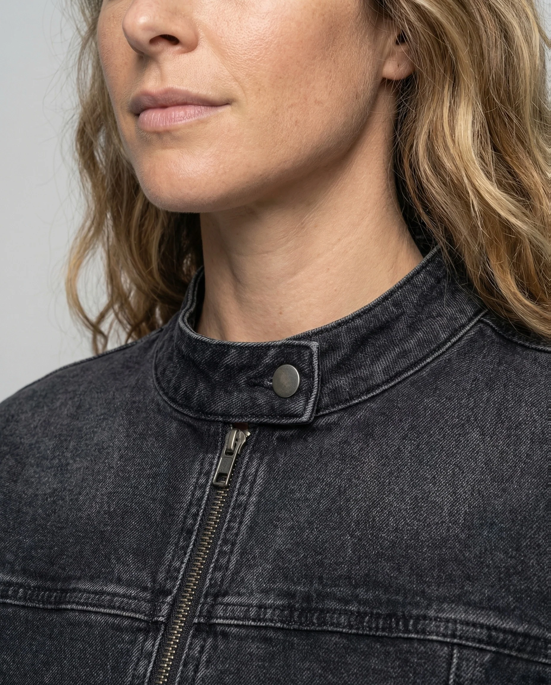 Damen Denim Übergangsjacke Boxy - Image 3