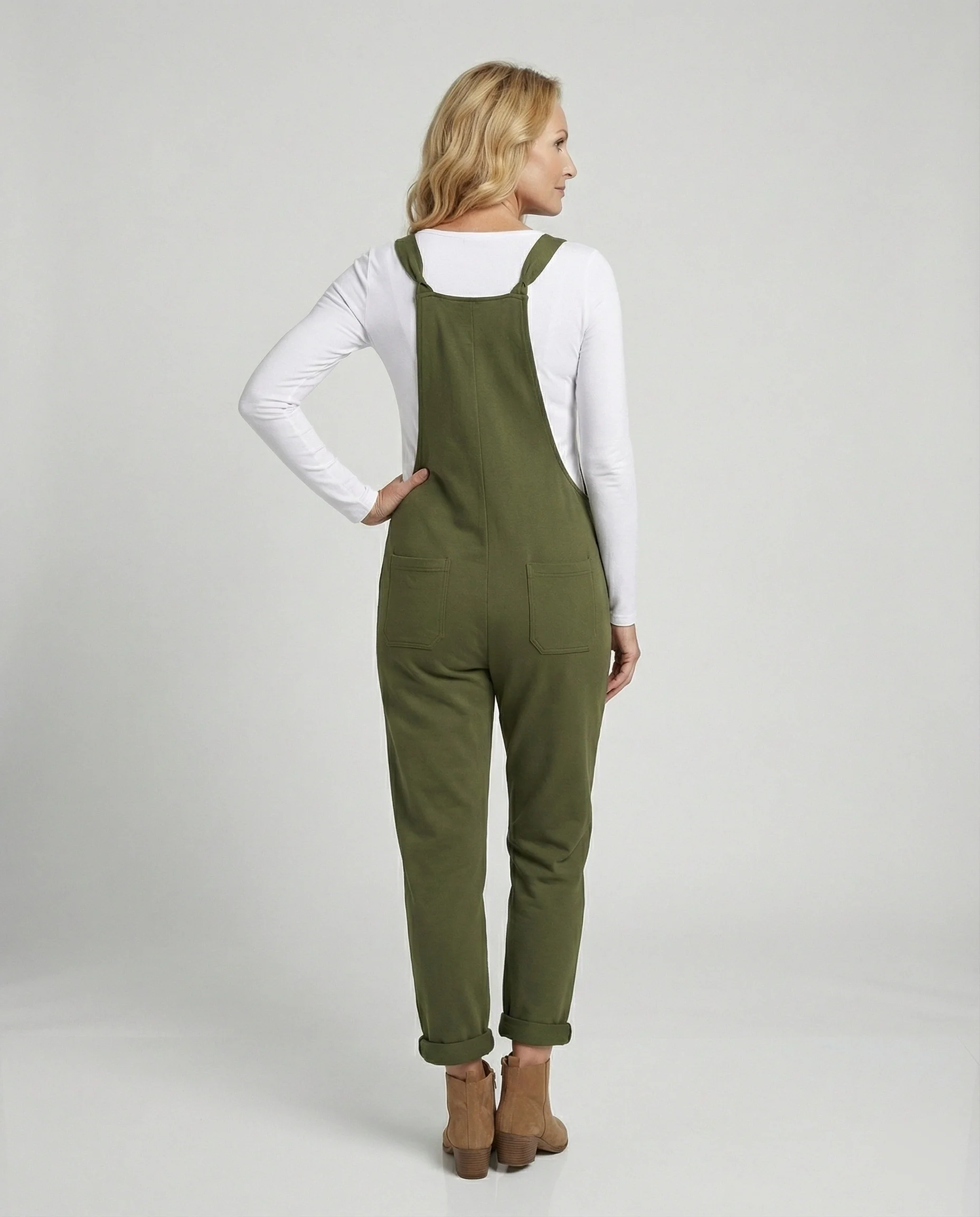 Damen Latzhose Baumwolle Casual - Image 9