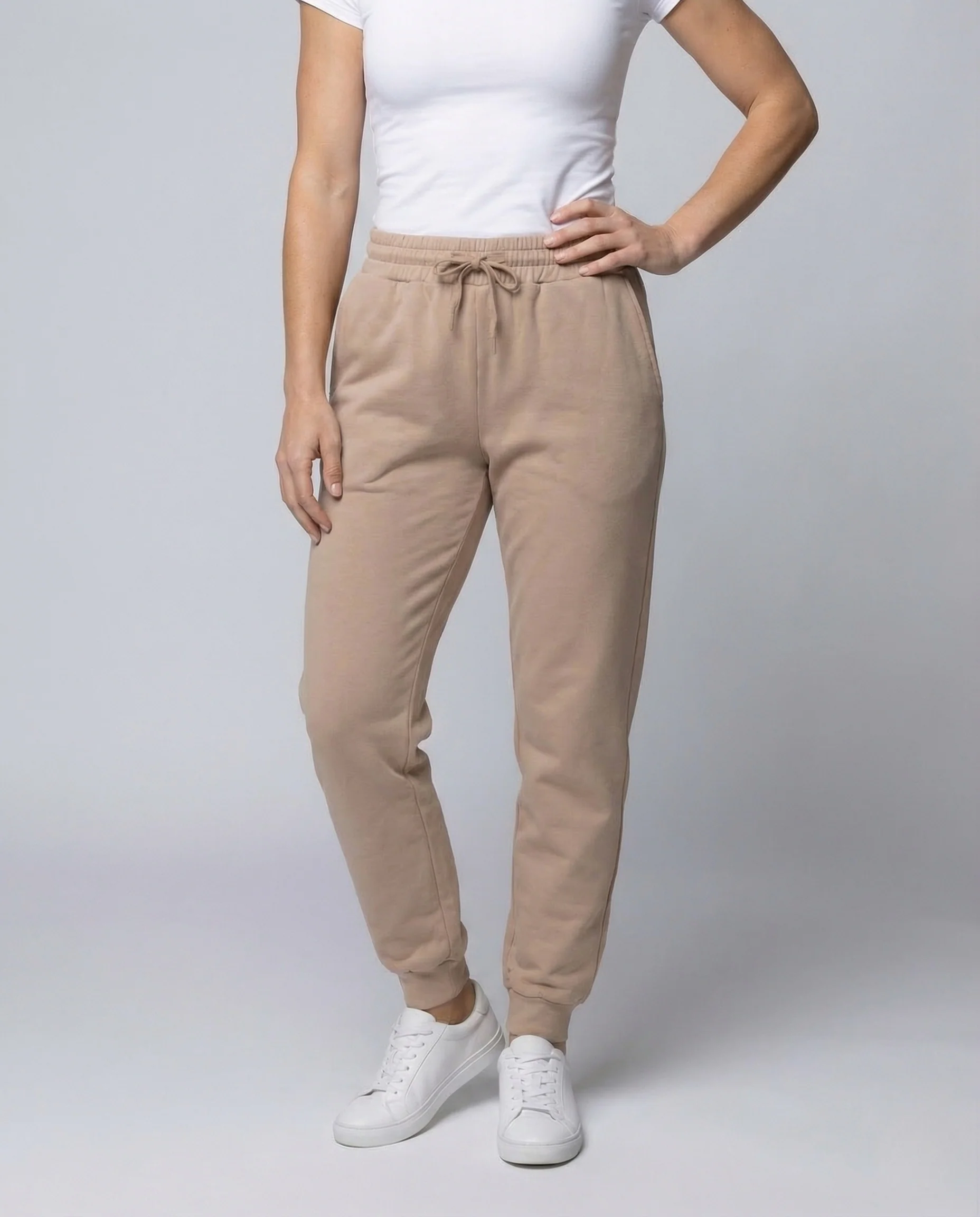 Damen Loungehose French Terry Tunnelzug - Image 2
