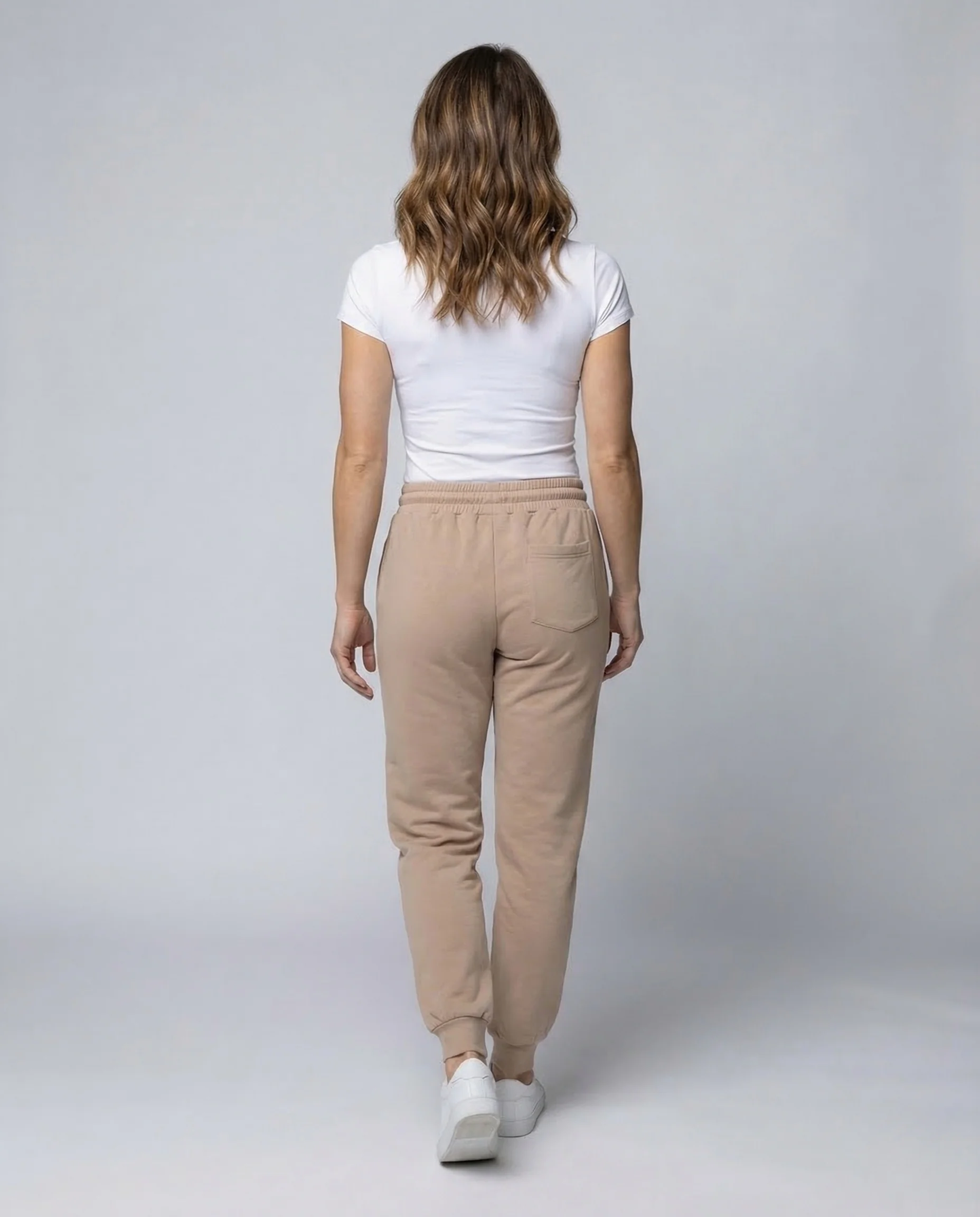 Damen Loungehose French Terry Tunnelzug - Image 4