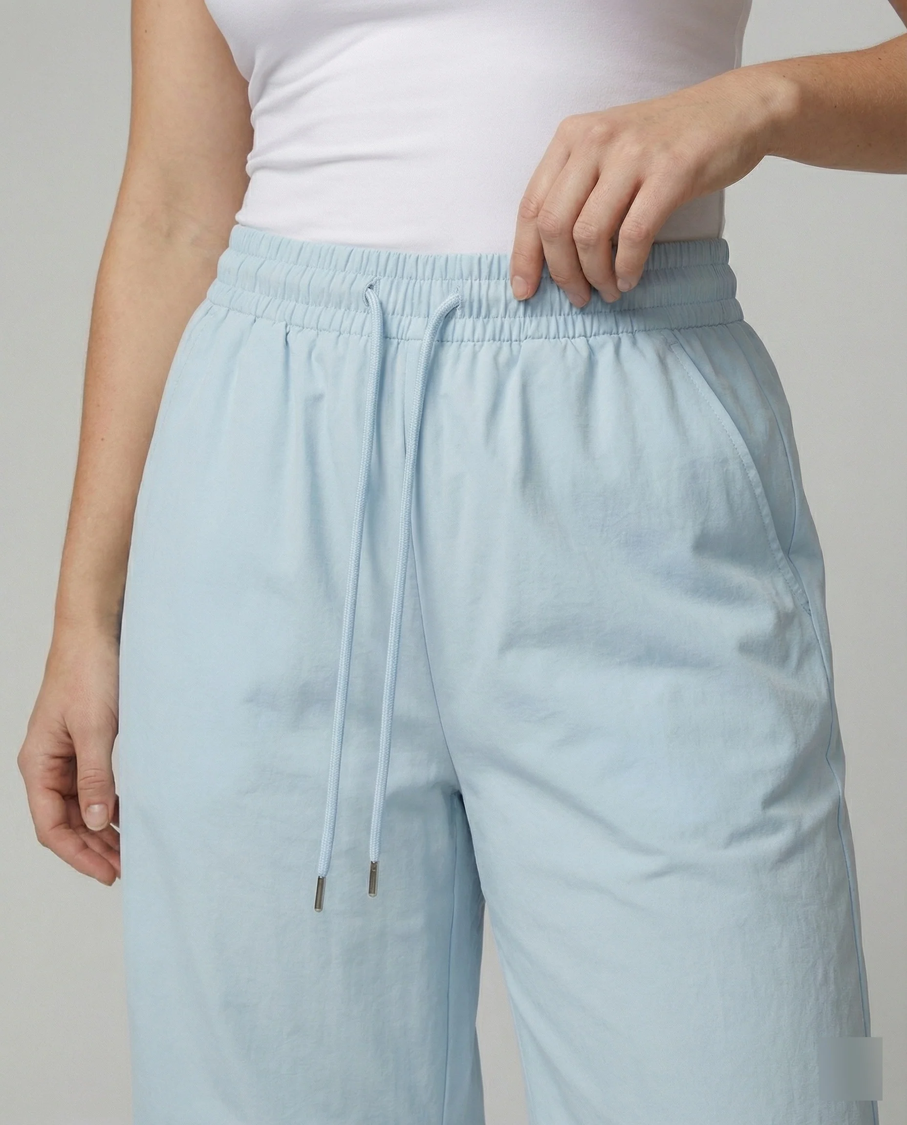 Lässige Taillenfaltenhose mit Tunnelzugschleife und elastischem Bund Heidi-Mode - Image 3