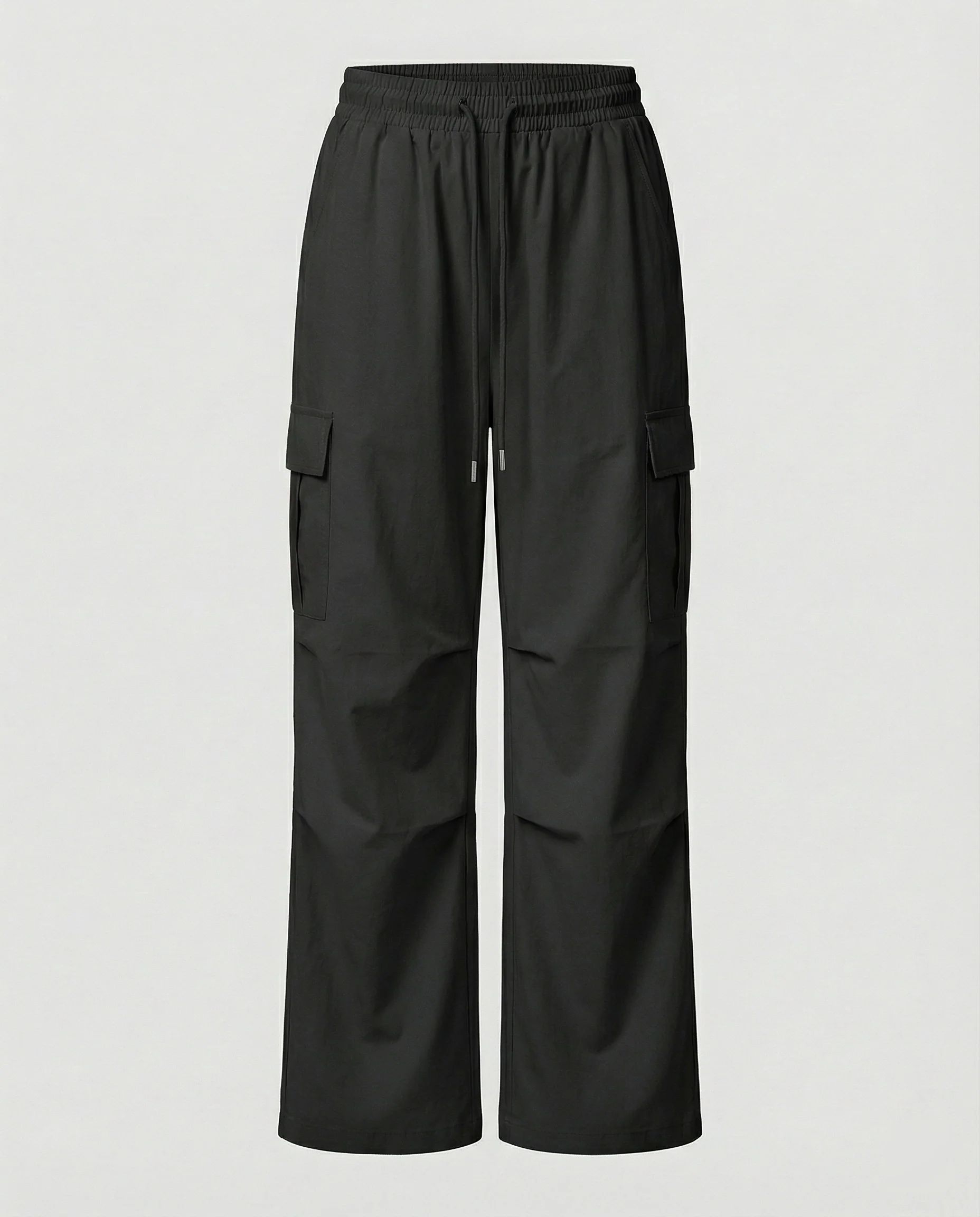 Lässige Taillenfaltenhose mit Tunnelzugschleife und elastischem Bund Heidi-Mode - Image 7