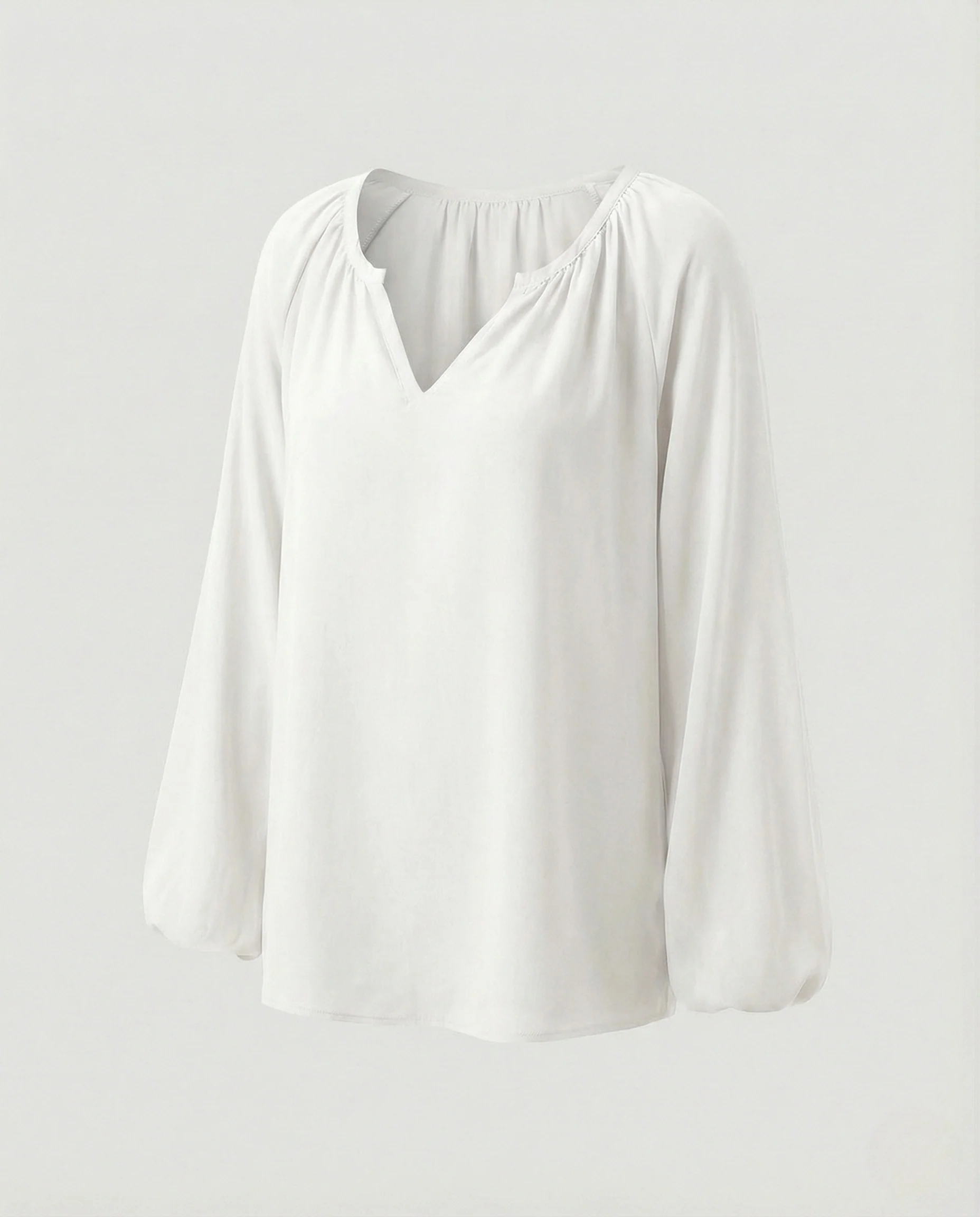 Damen Tunika Bluse V-Ausschnitt - Image 7