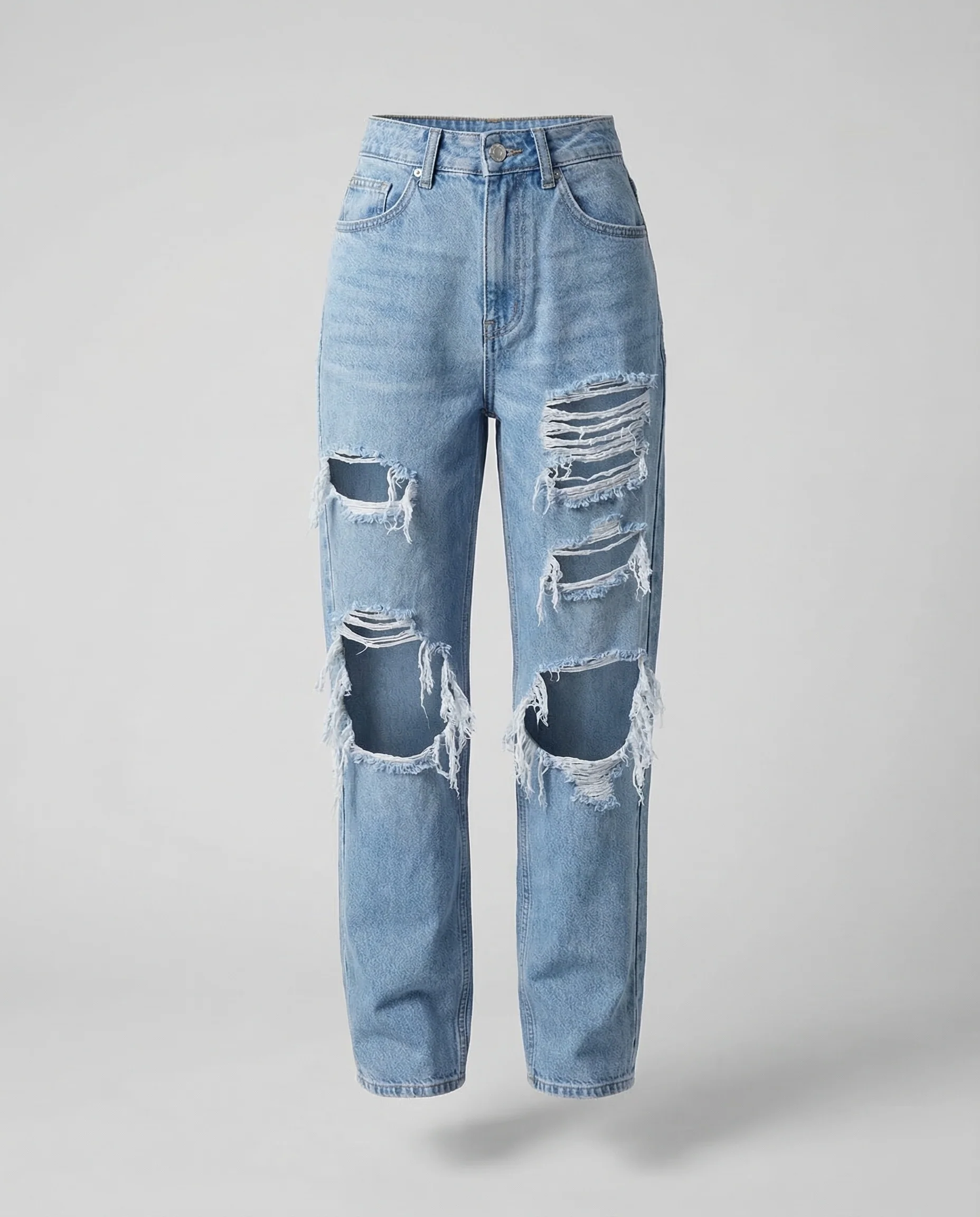 Damen Baggy Jeans High Waist - Image 5