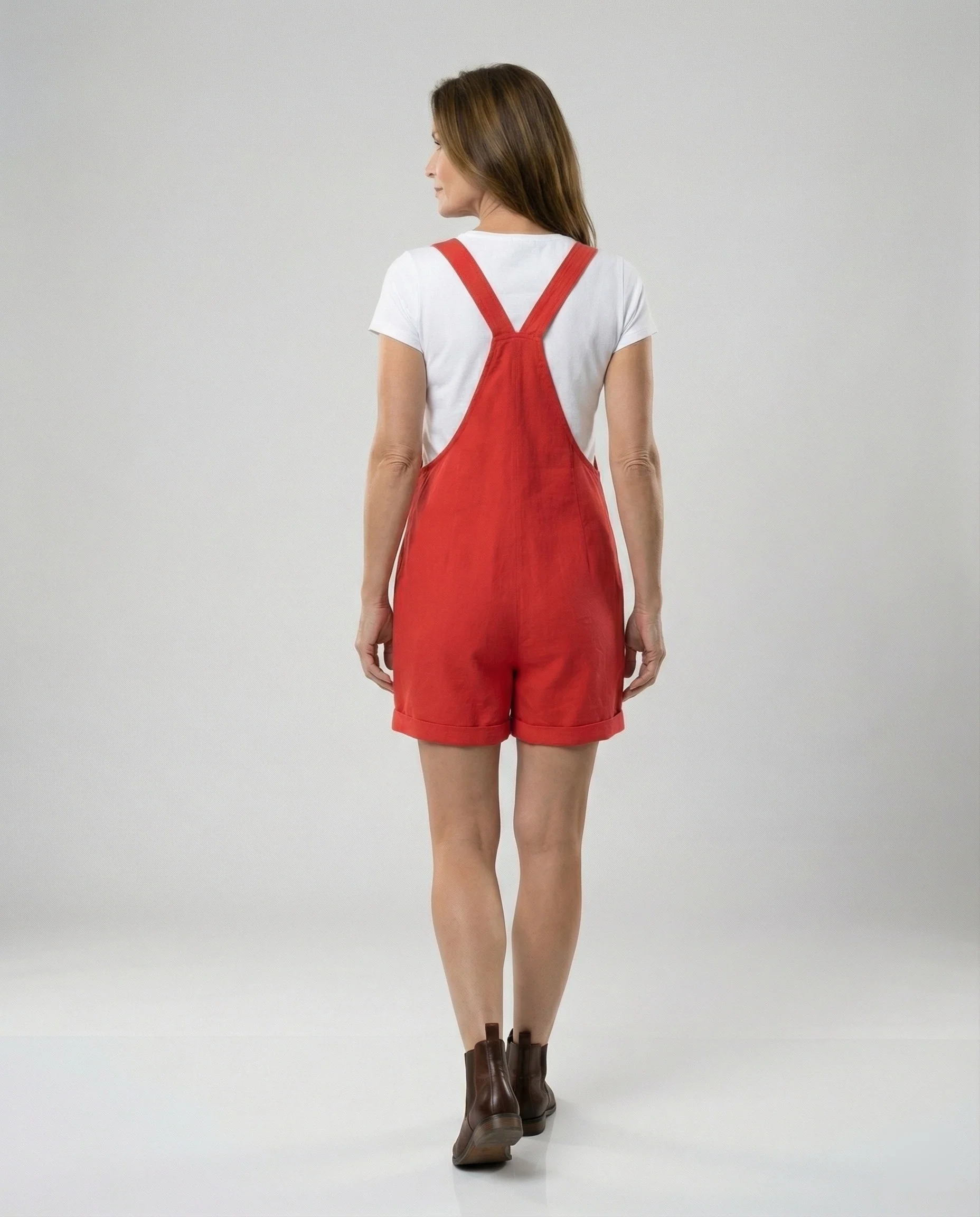 Damen Latzshorts Einteiler Casual - Image 10