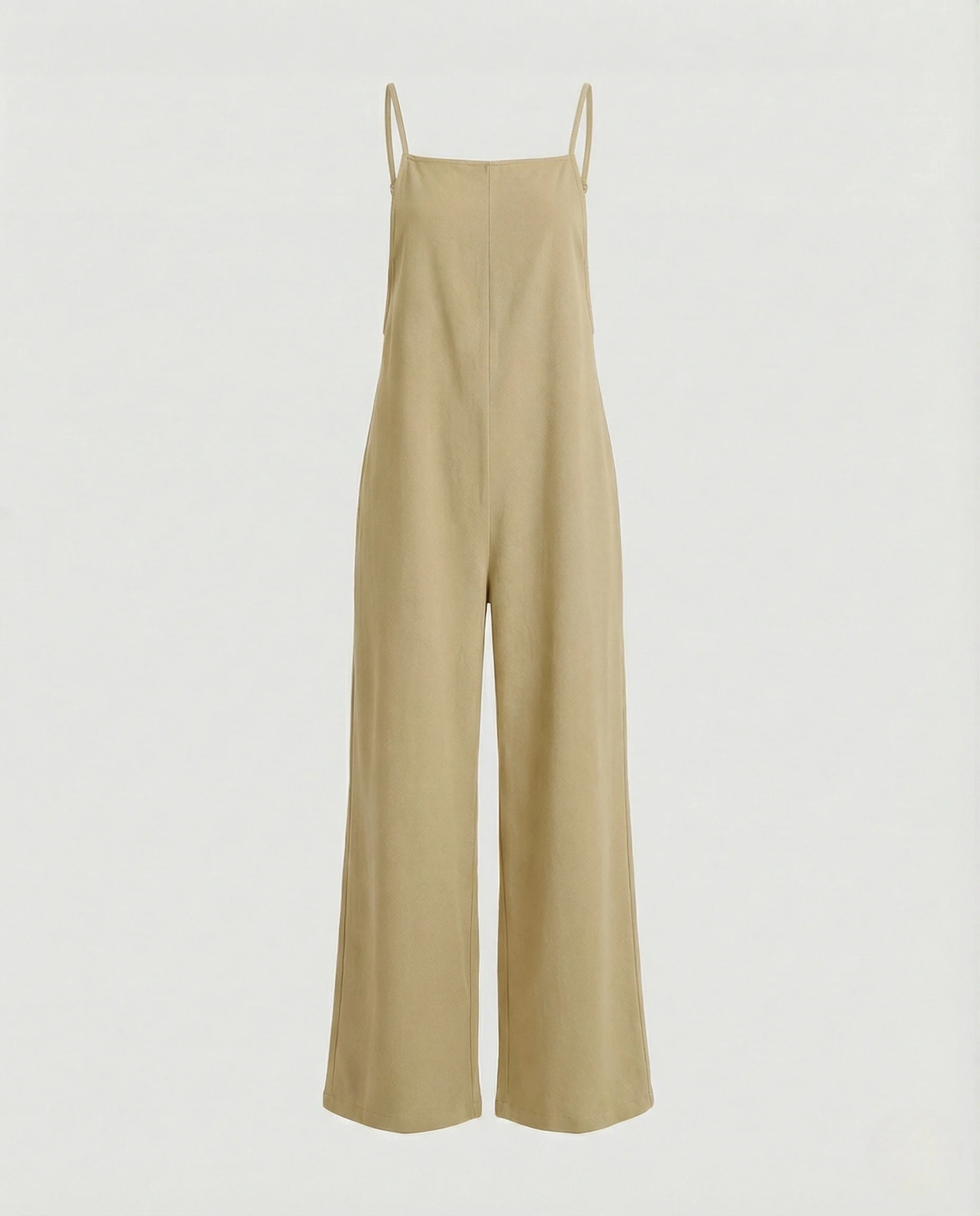 Damen Leinen-Overall mit weitem Bein - Image 10