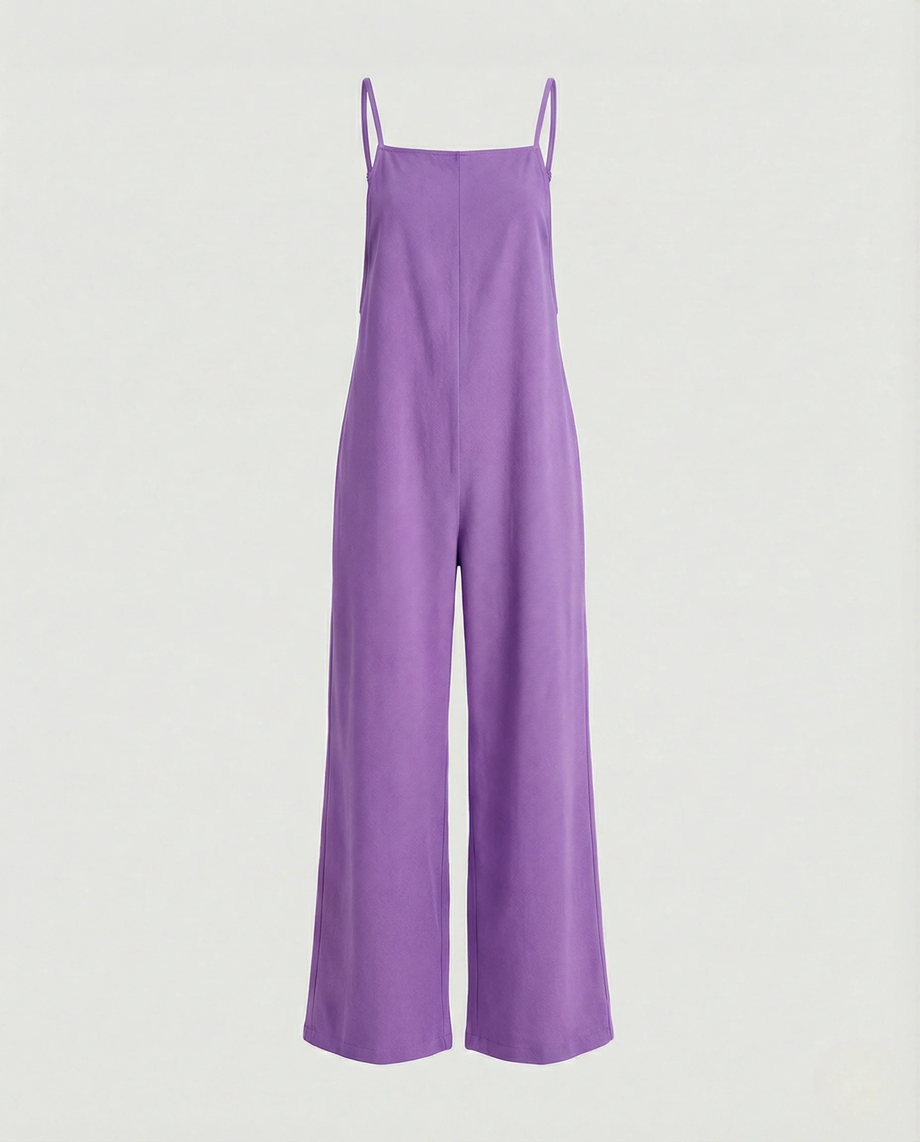 Damen Leinen-Overall mit weitem Bein - Image 5
