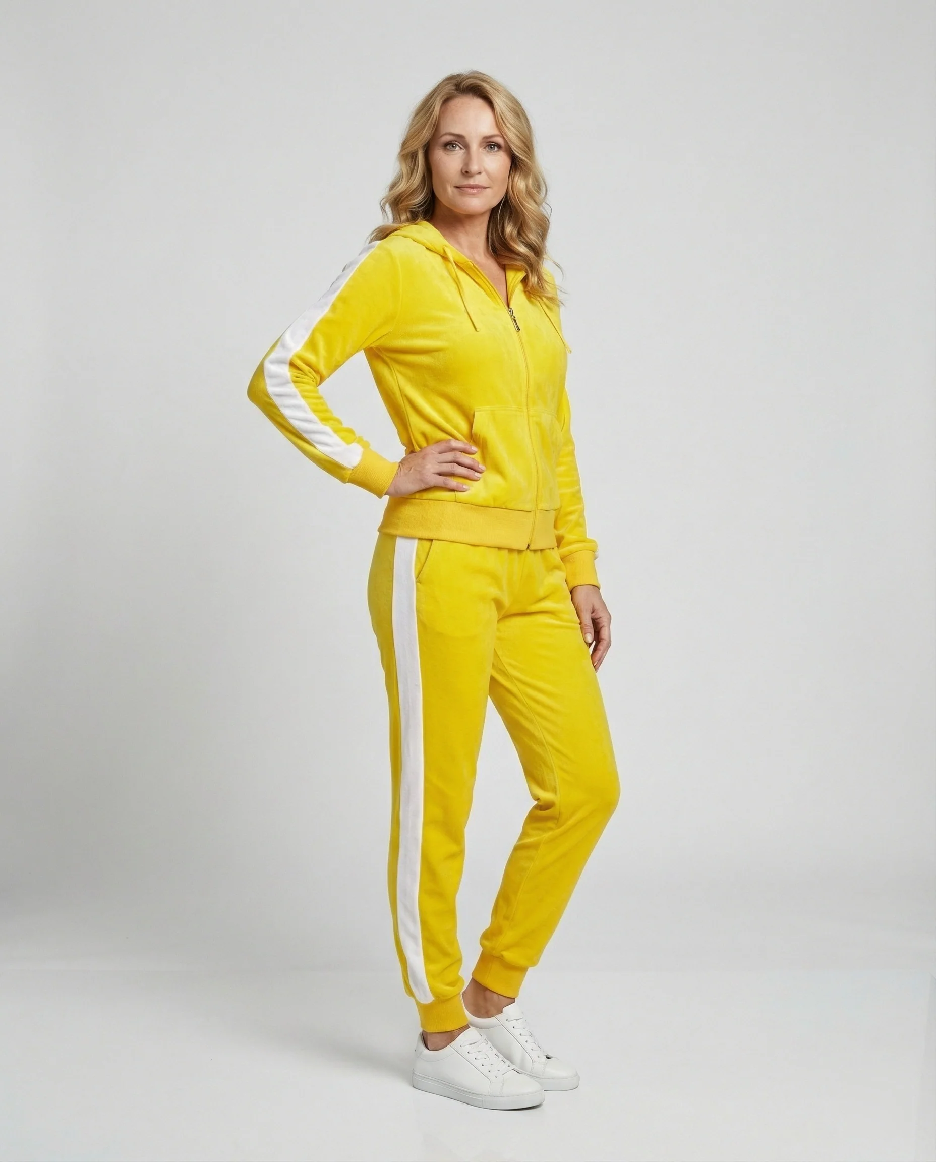 Maxikleid Damen Leinen Lässig - Image 3