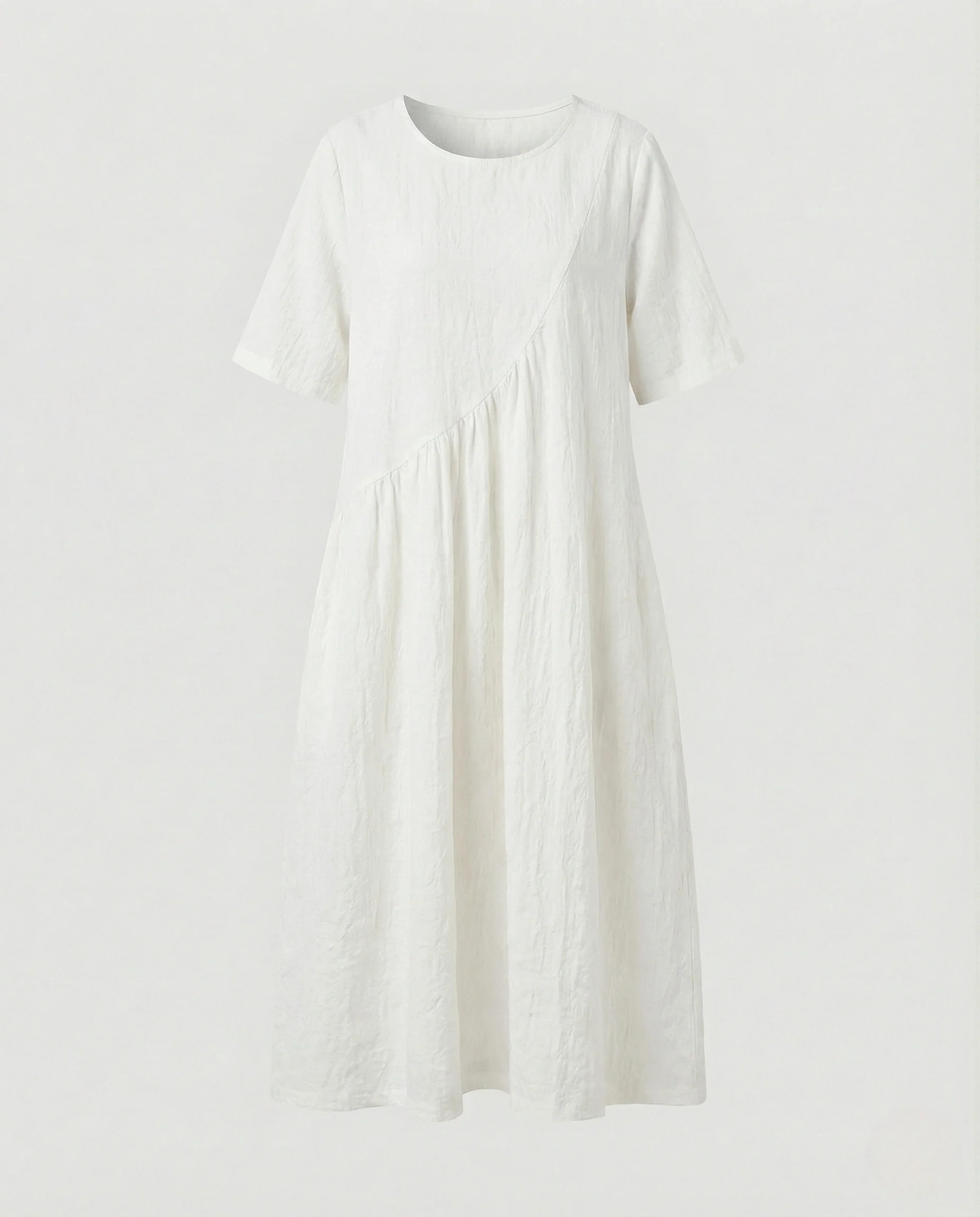 Damen A-Linien Midikleid aus Jacquard mit Taschen - Image 6