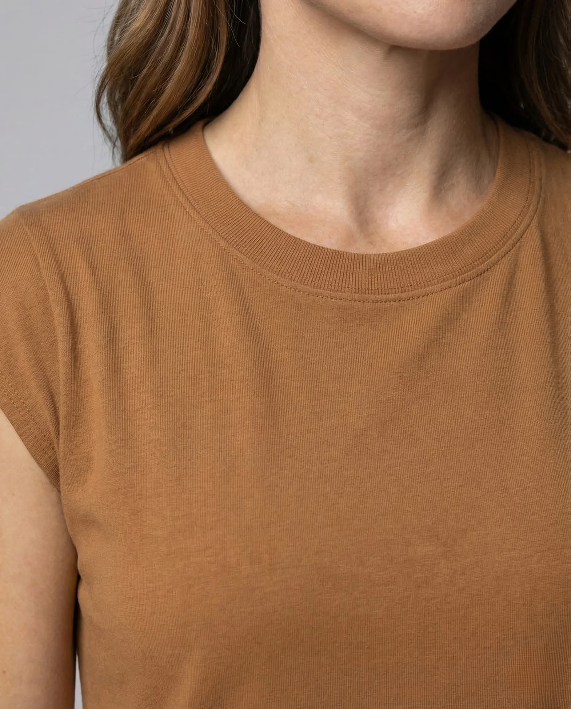 Damen Jersey Midikleid Asymmetrische Naht - Image 3