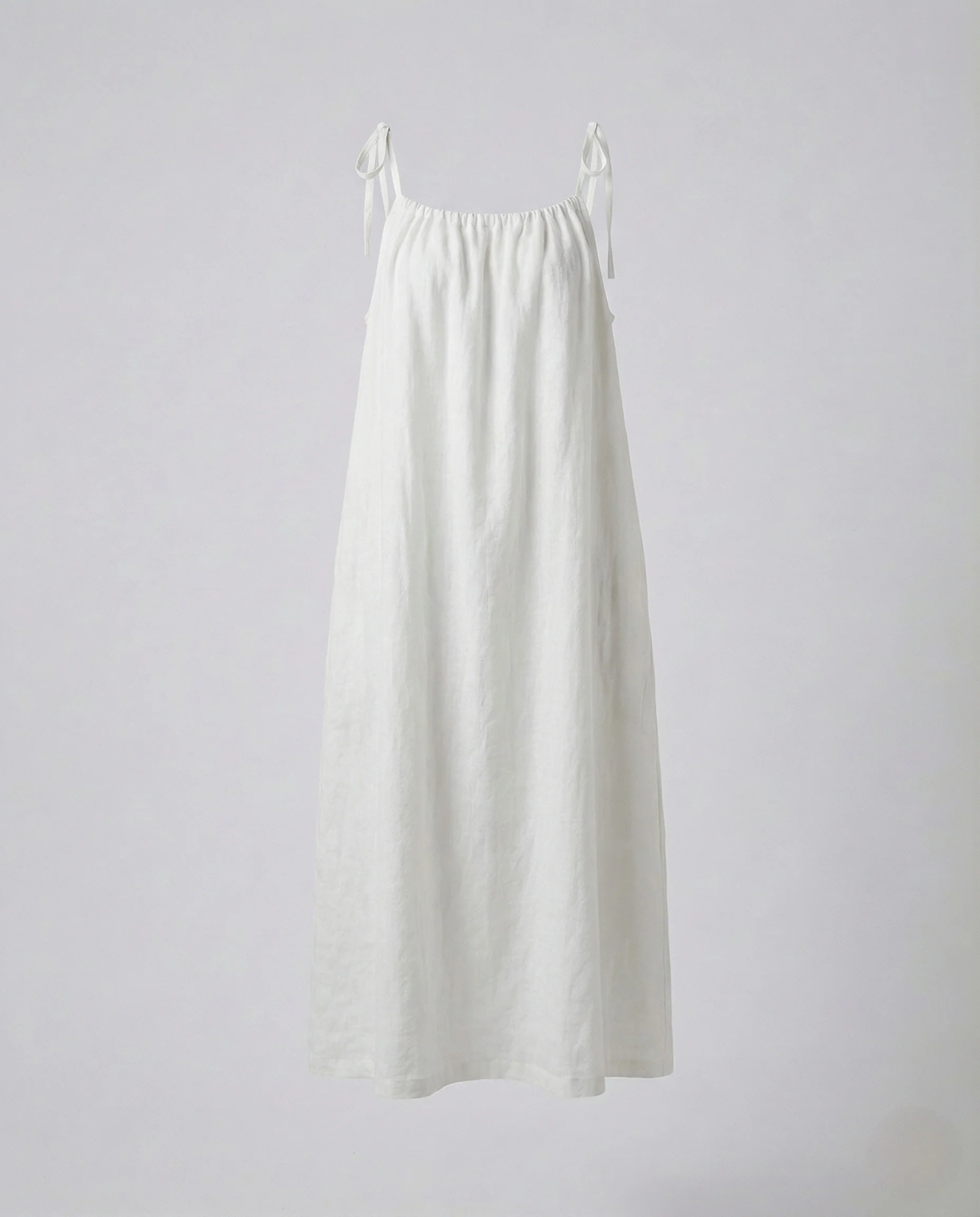 Damen Leinen Maxikleid mit Spaghettiträgern - Image 7
