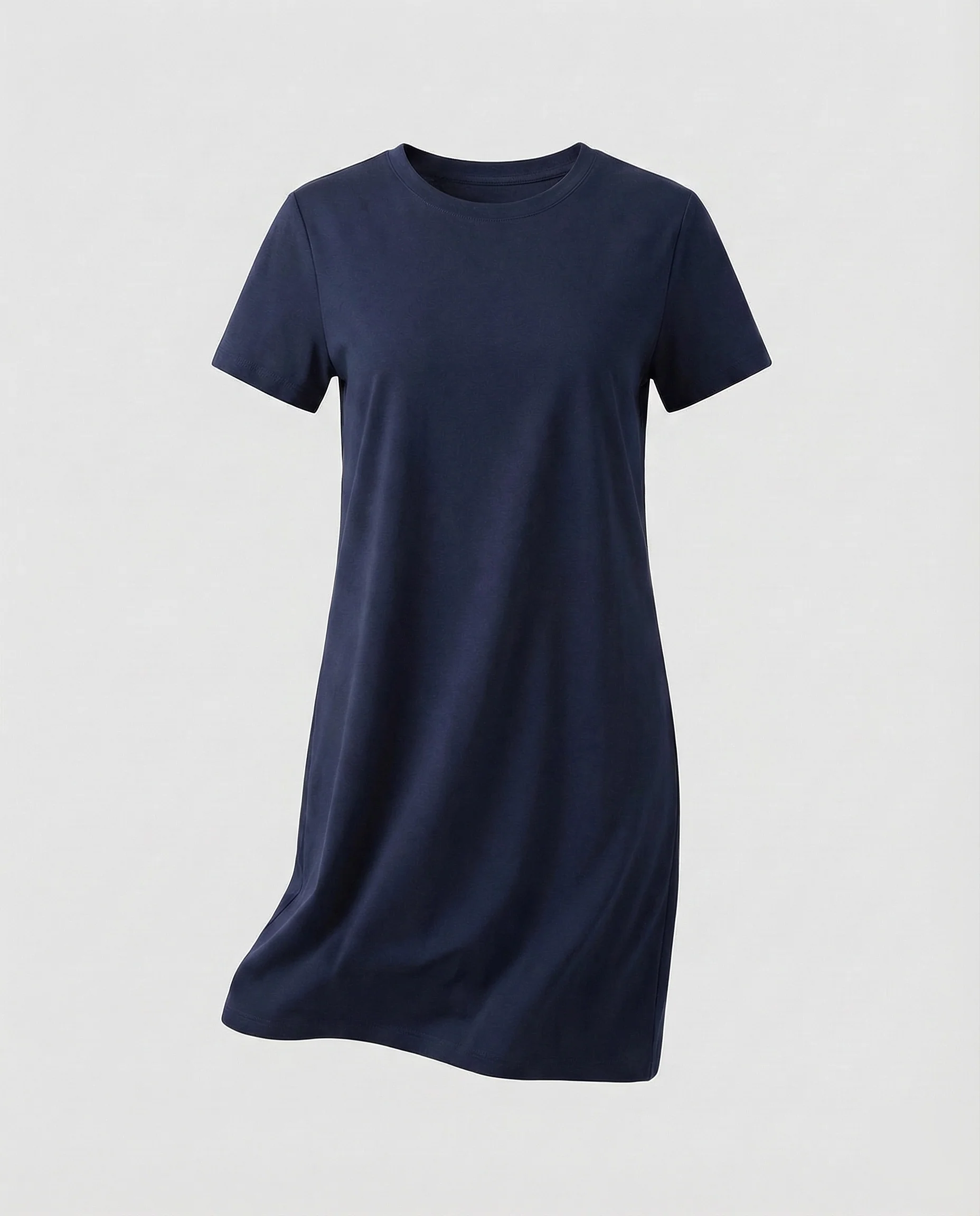 Damen Kurzarm Jerseykleid in A-Linie - Image 9