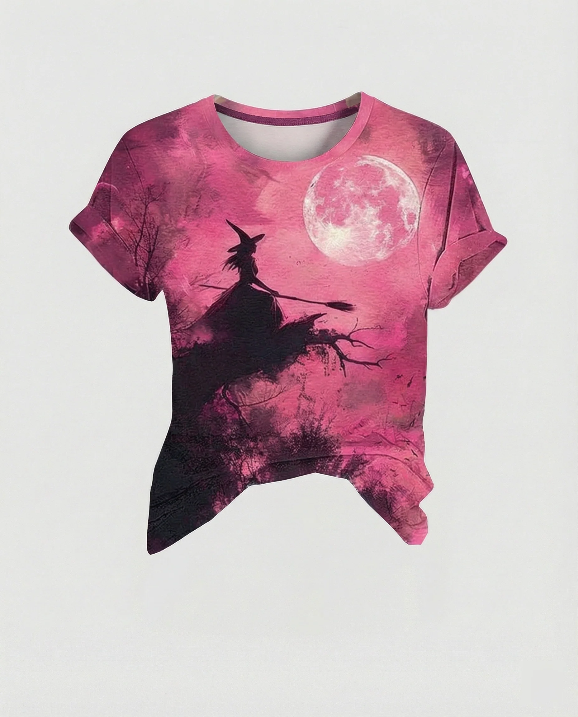 Kurzarmshirt Damen Mit Blumenprint - Image 16
