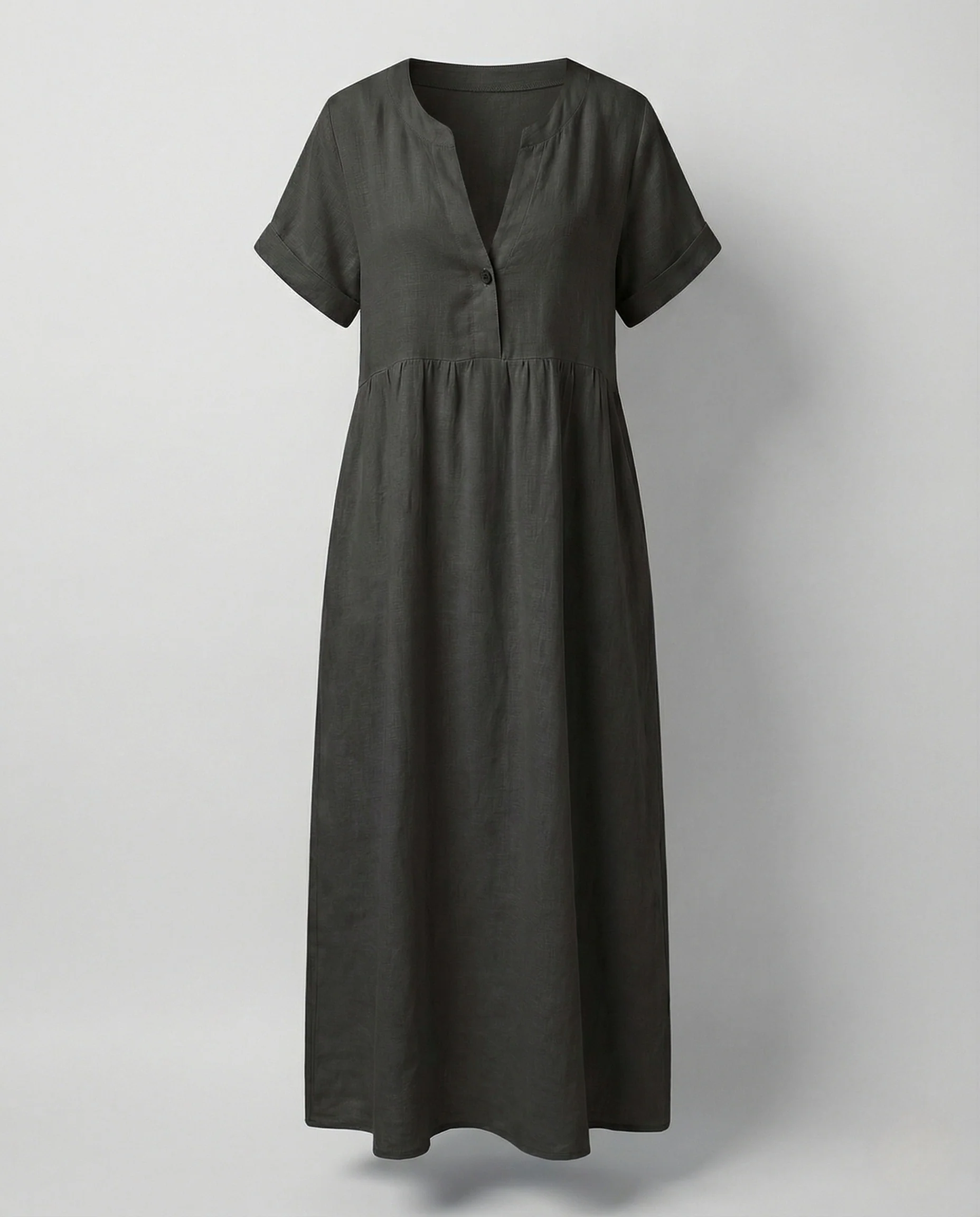 Bluse Damen Kurzarm Kentkragen - Image 9