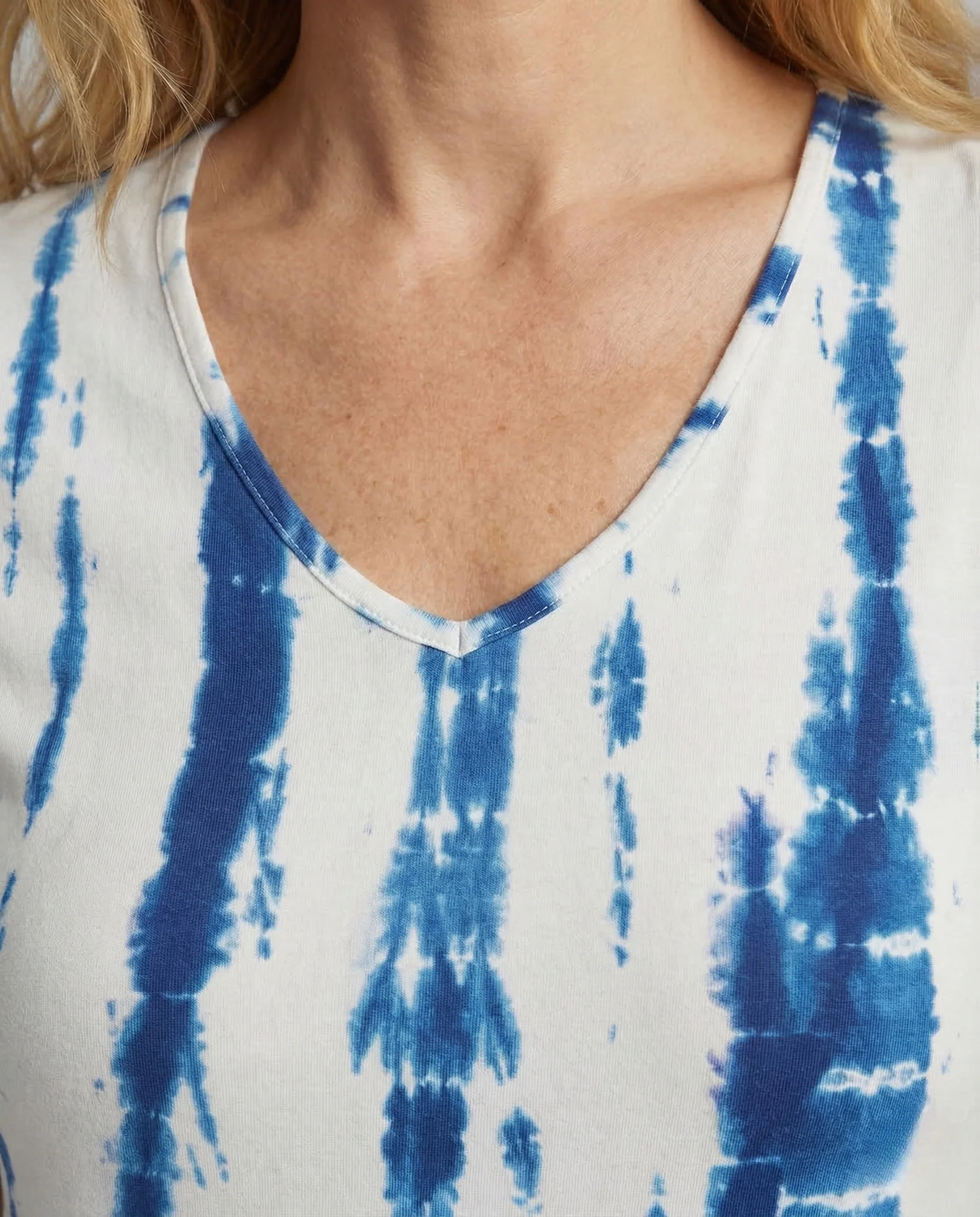Damen Maxikleid V Ausschnitt Schlitz - Image 3