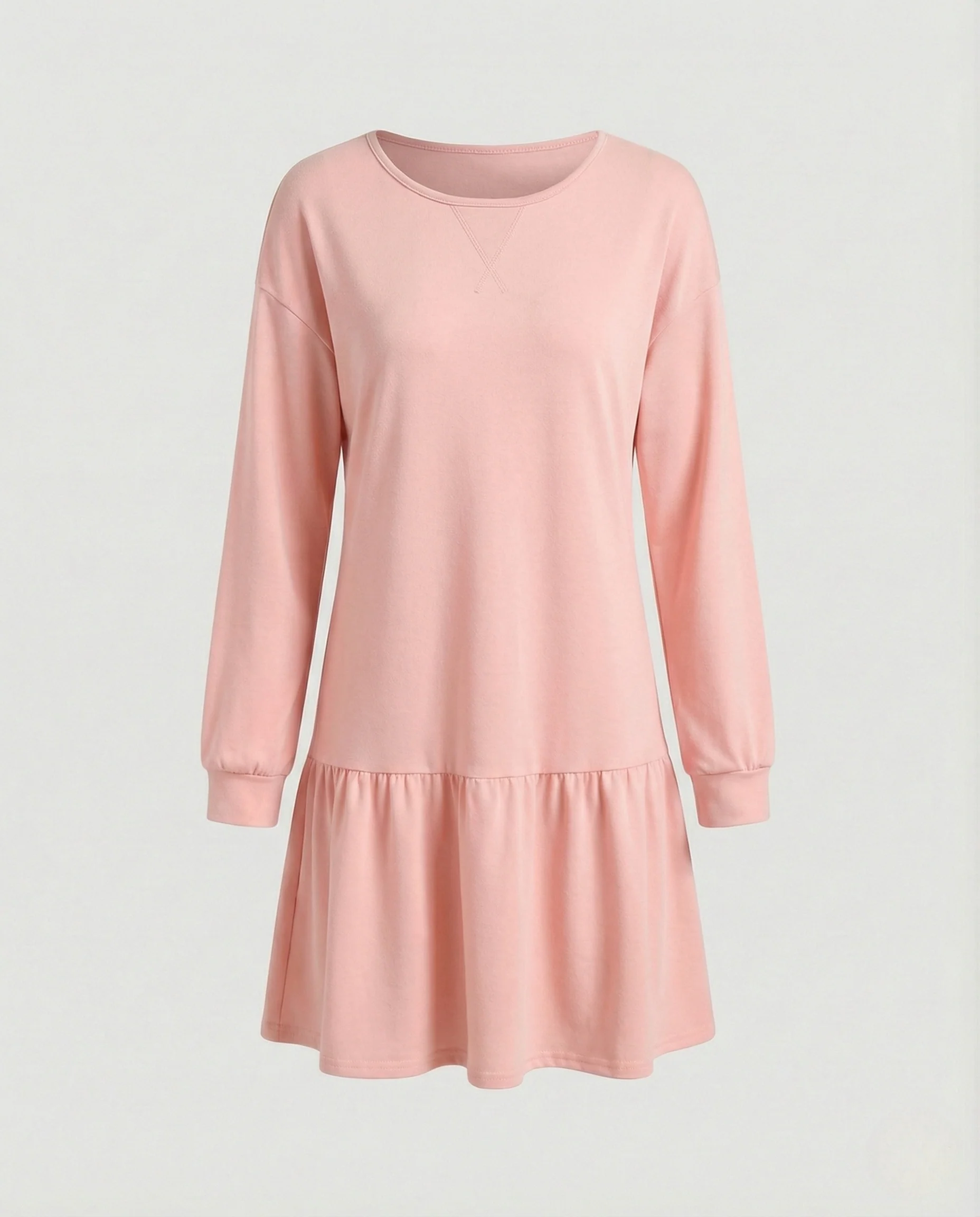Damen Freizeitkleid Sweat Strick - Image 6