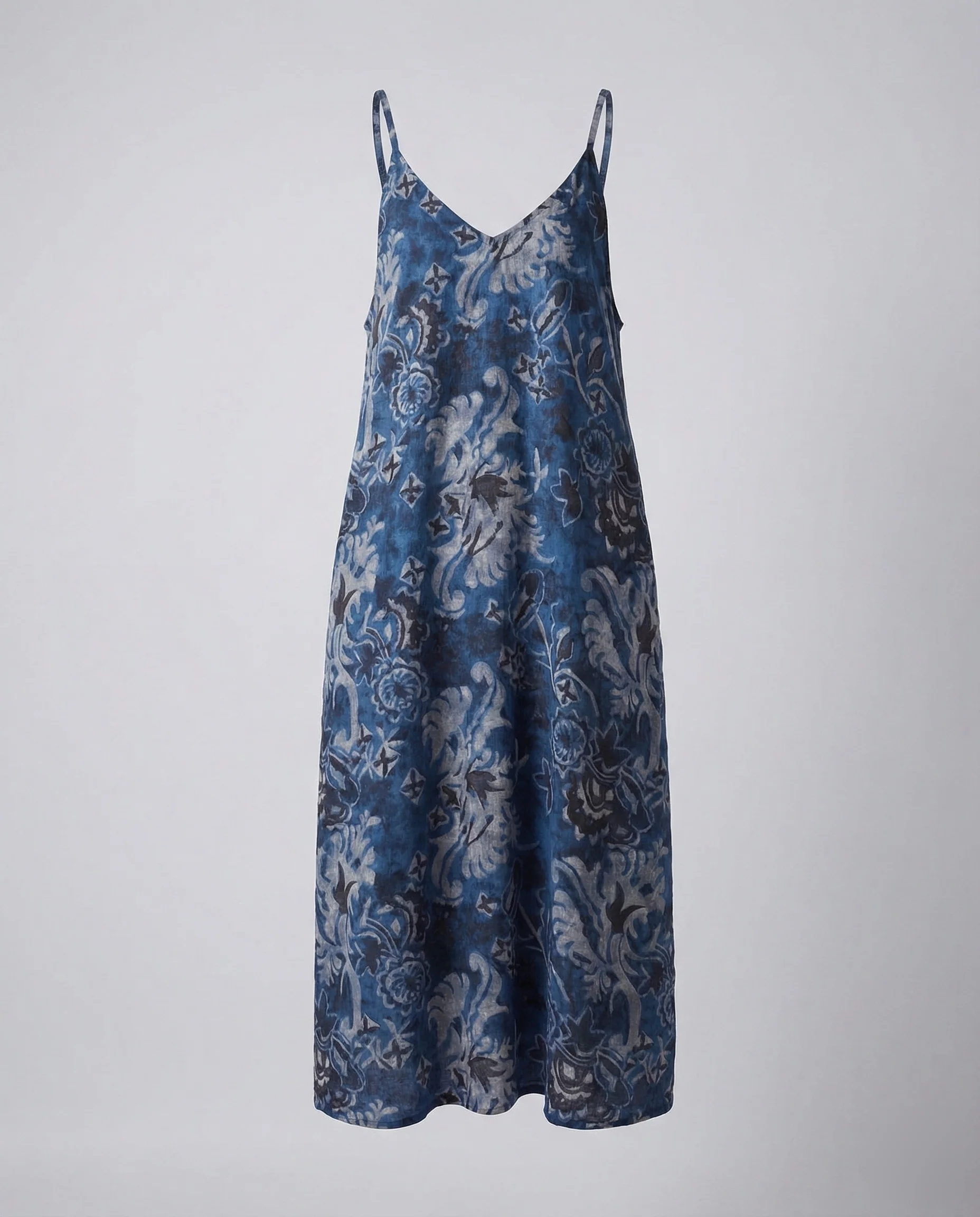 Damen Latz Maxikleid in Jeansoptik - Image 5