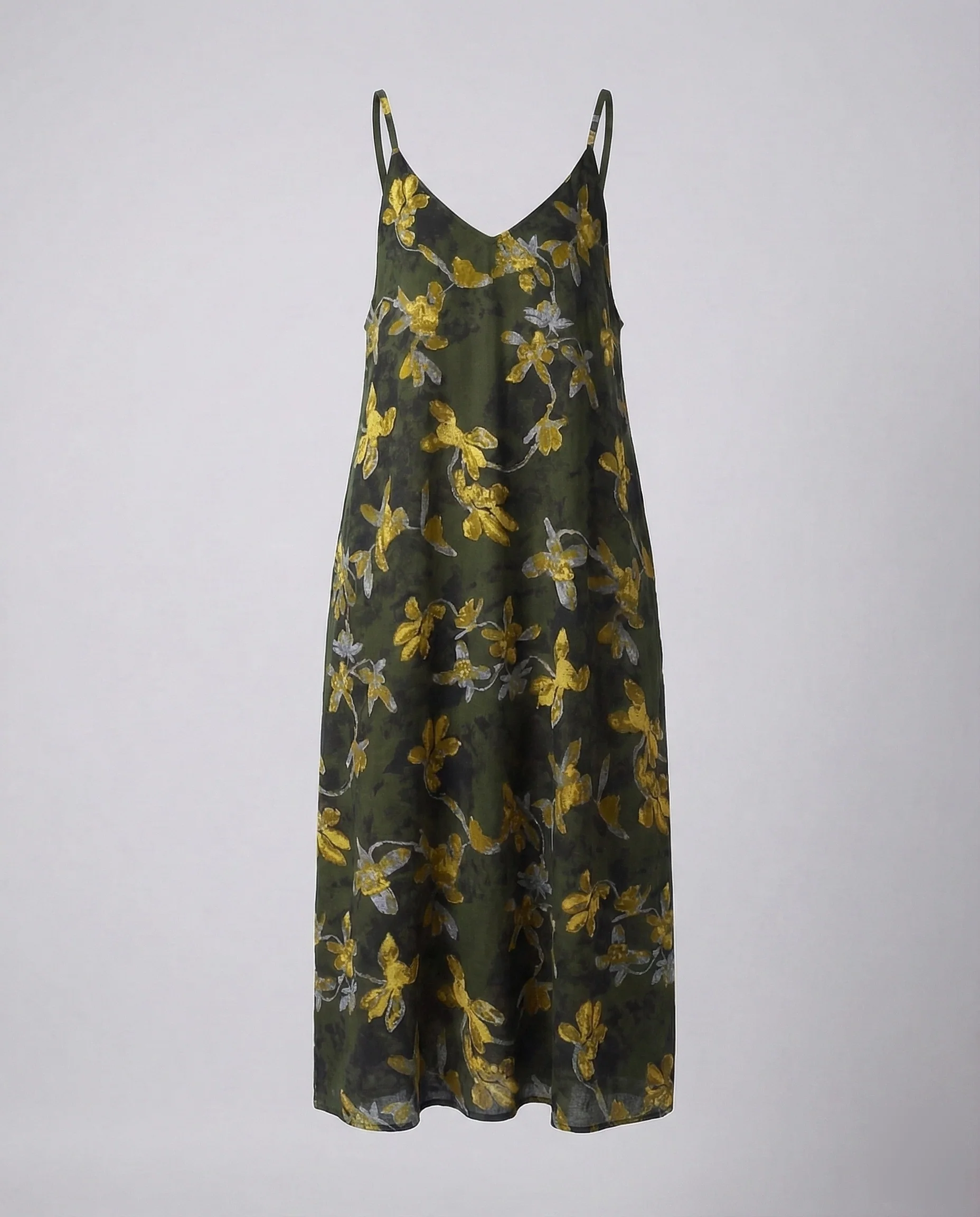 Damen Latz Maxikleid in Jeansoptik - Image 6