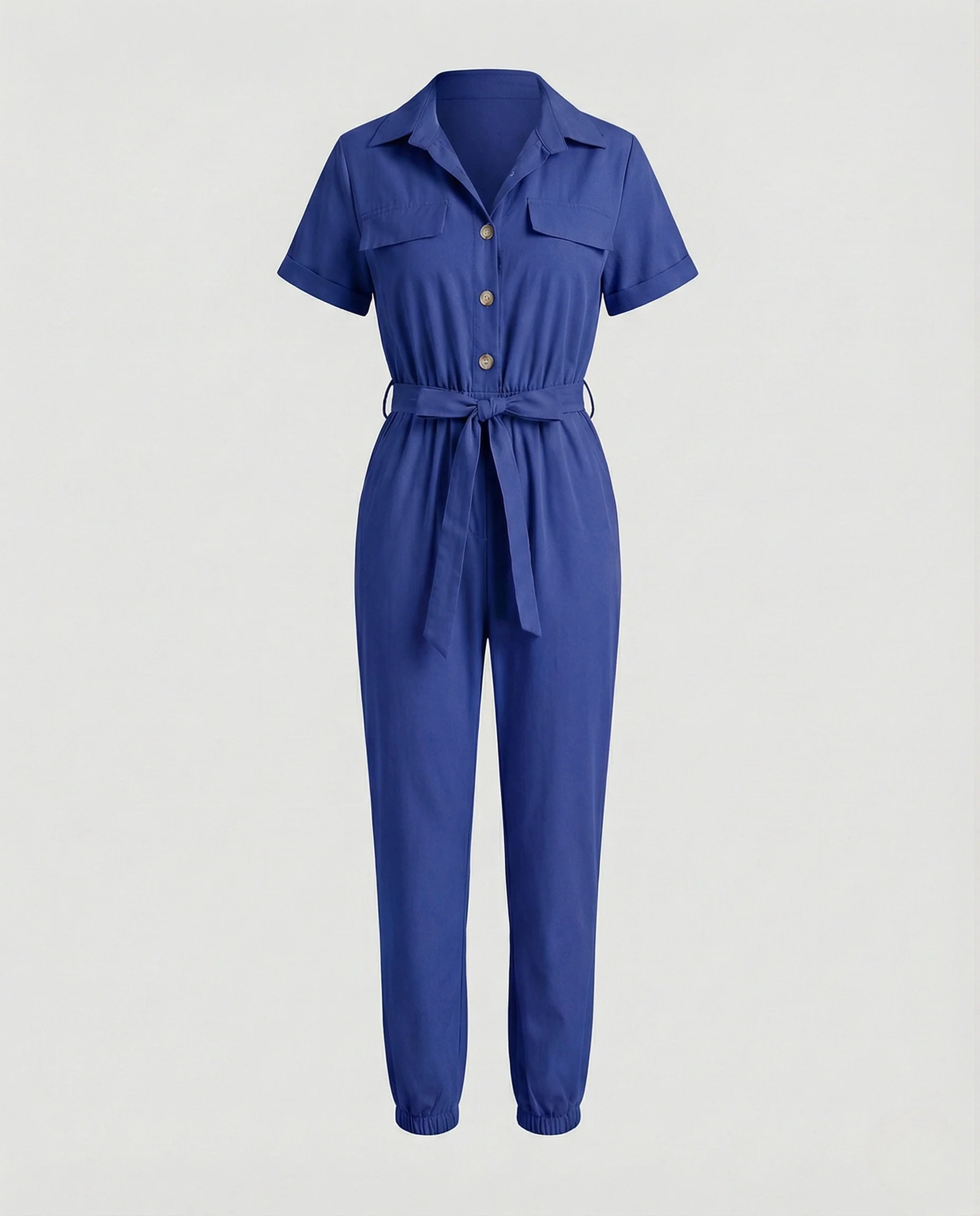 Freizeit Jumpsuit Damen kurzarm - Image 9
