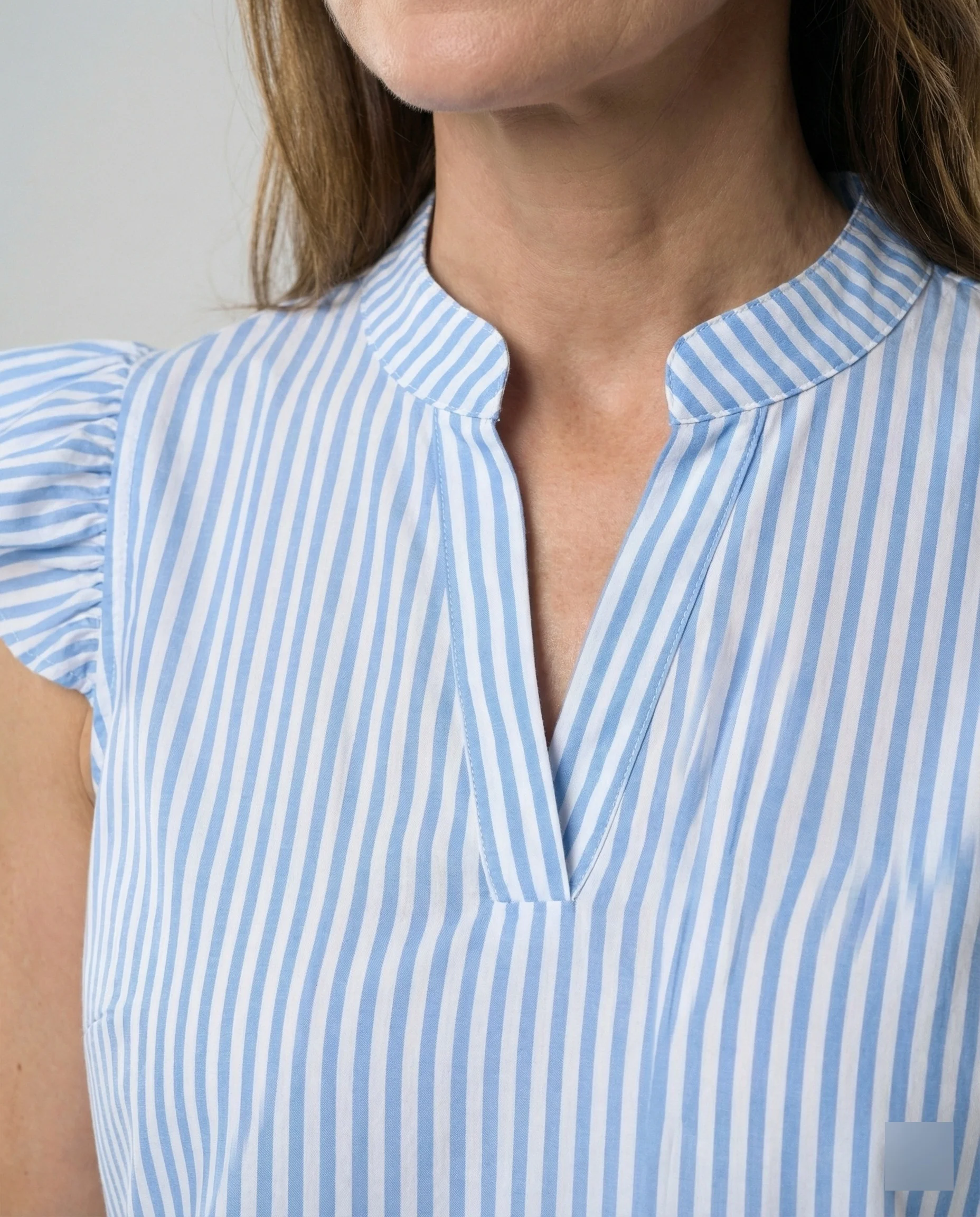 A-Linien Kleid Mit Rüschenärmeln Damen - Image 3