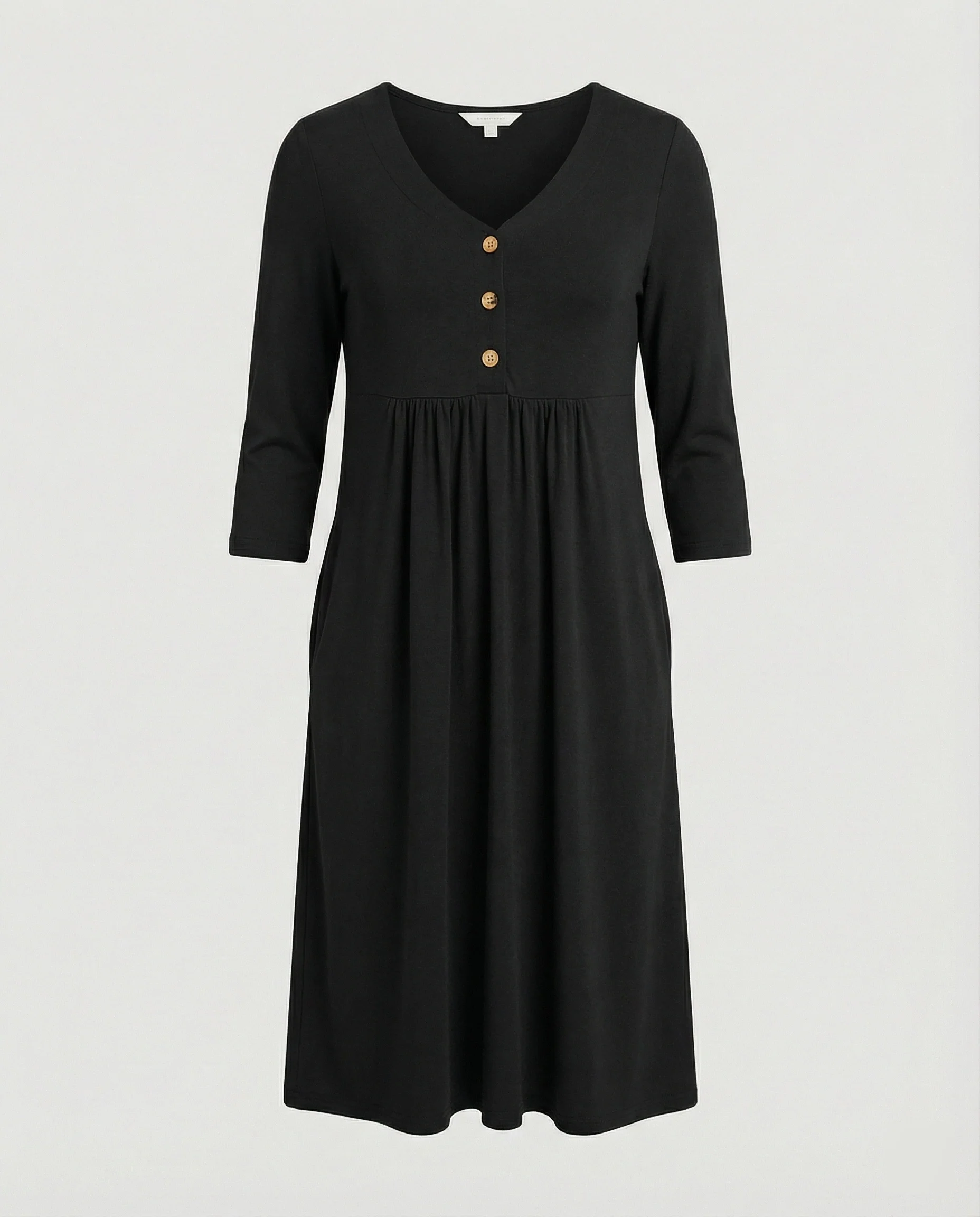 Damen Midikleid Empire V-Ausschnitt - Image 9