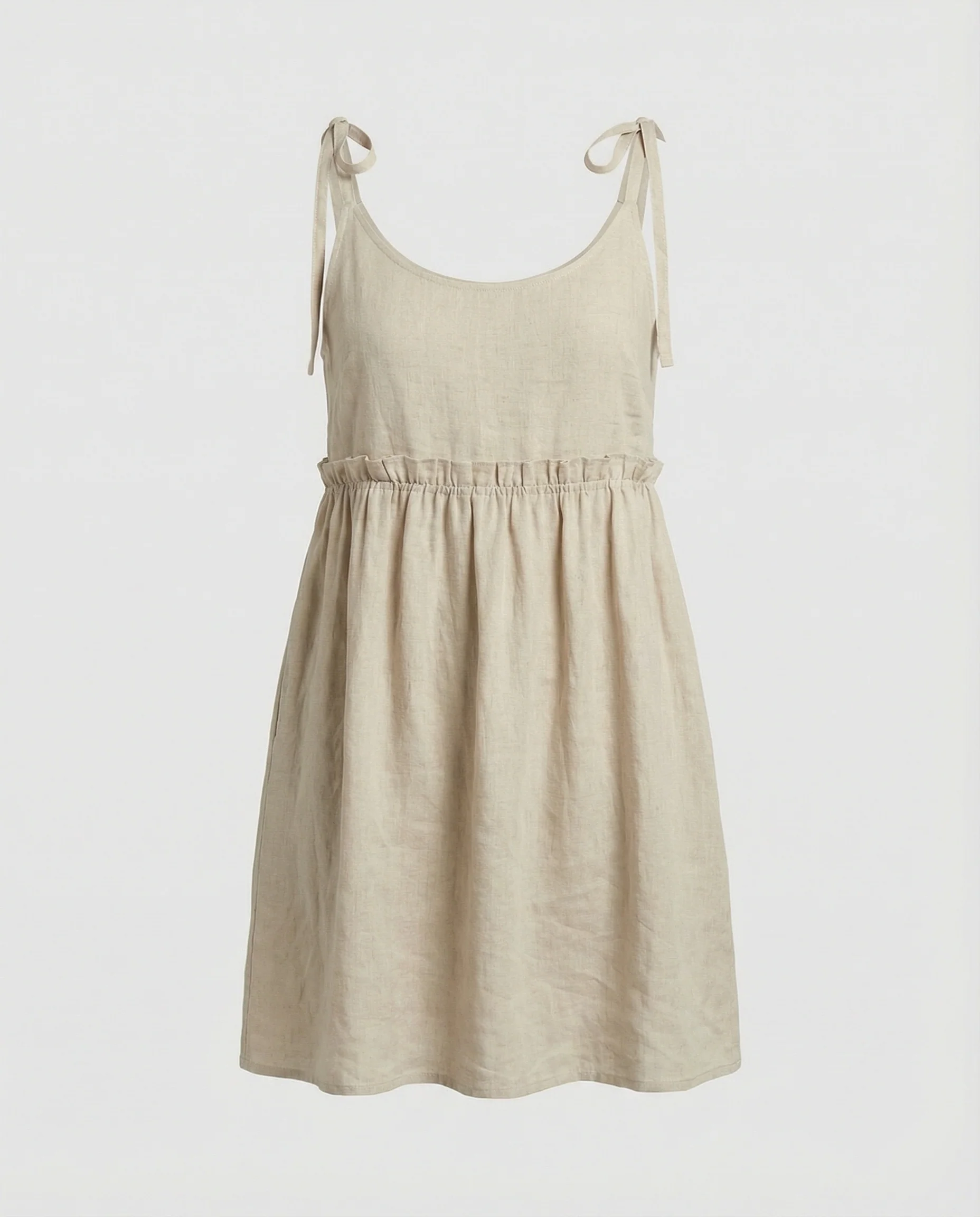 Damen Babydoll Sommerkleid mit Trägern - Image 4
