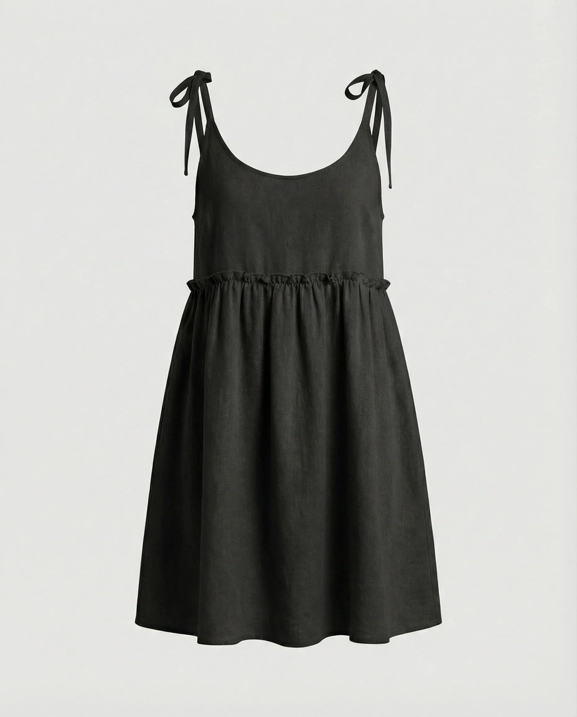 Damen Babydoll Sommerkleid mit Trägern - Image 6