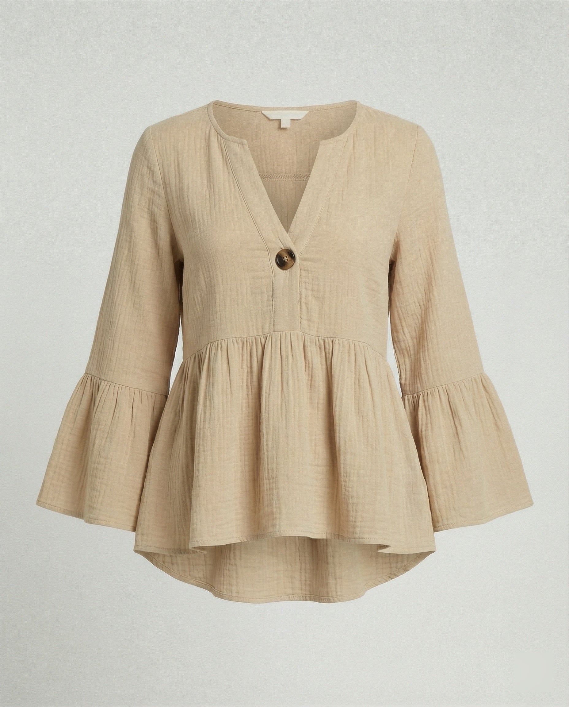 Bluse Damen Babydoll Baumwolle - Image 5