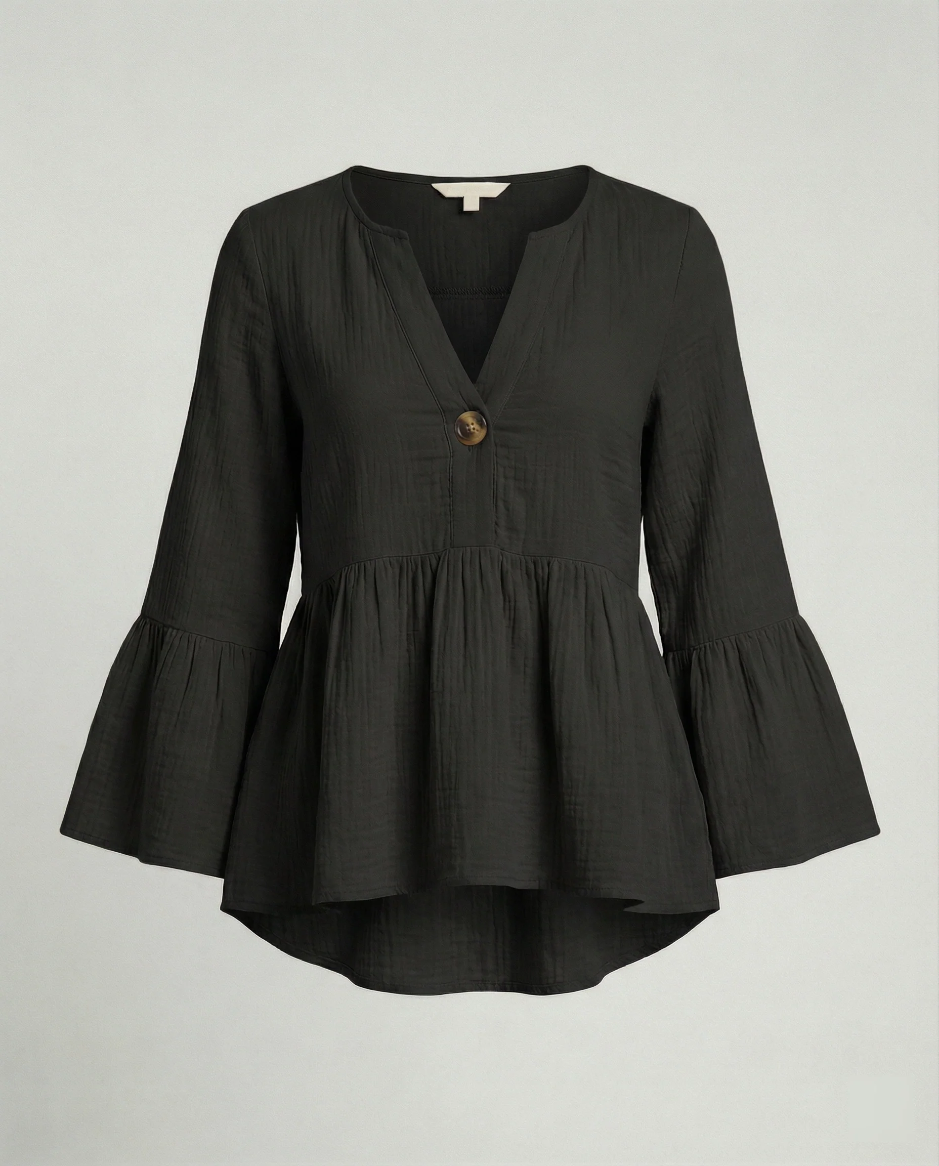 Bluse Damen Babydoll Baumwolle - Image 7