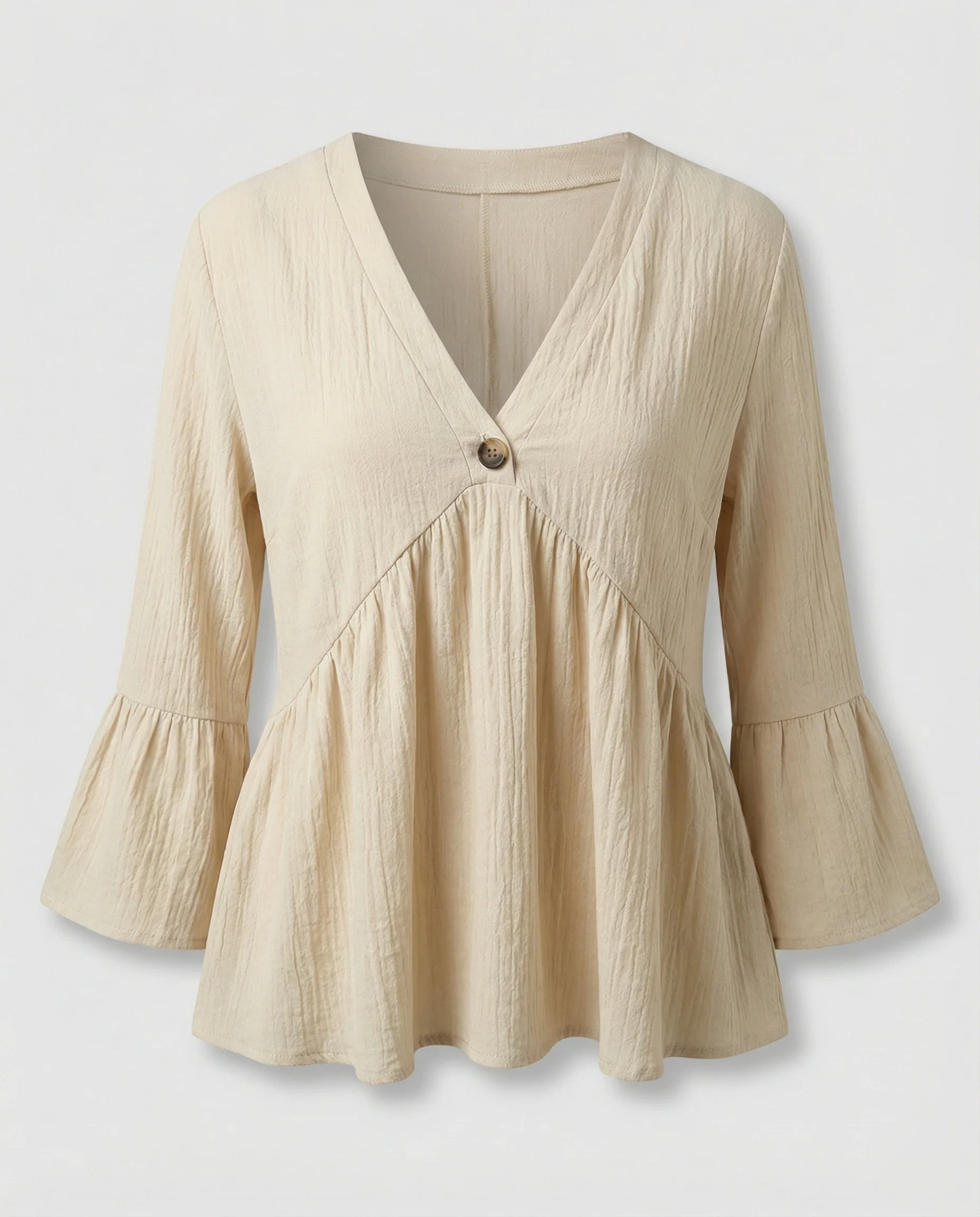 Bluse Damen Babydoll Baumwolle - Image 9