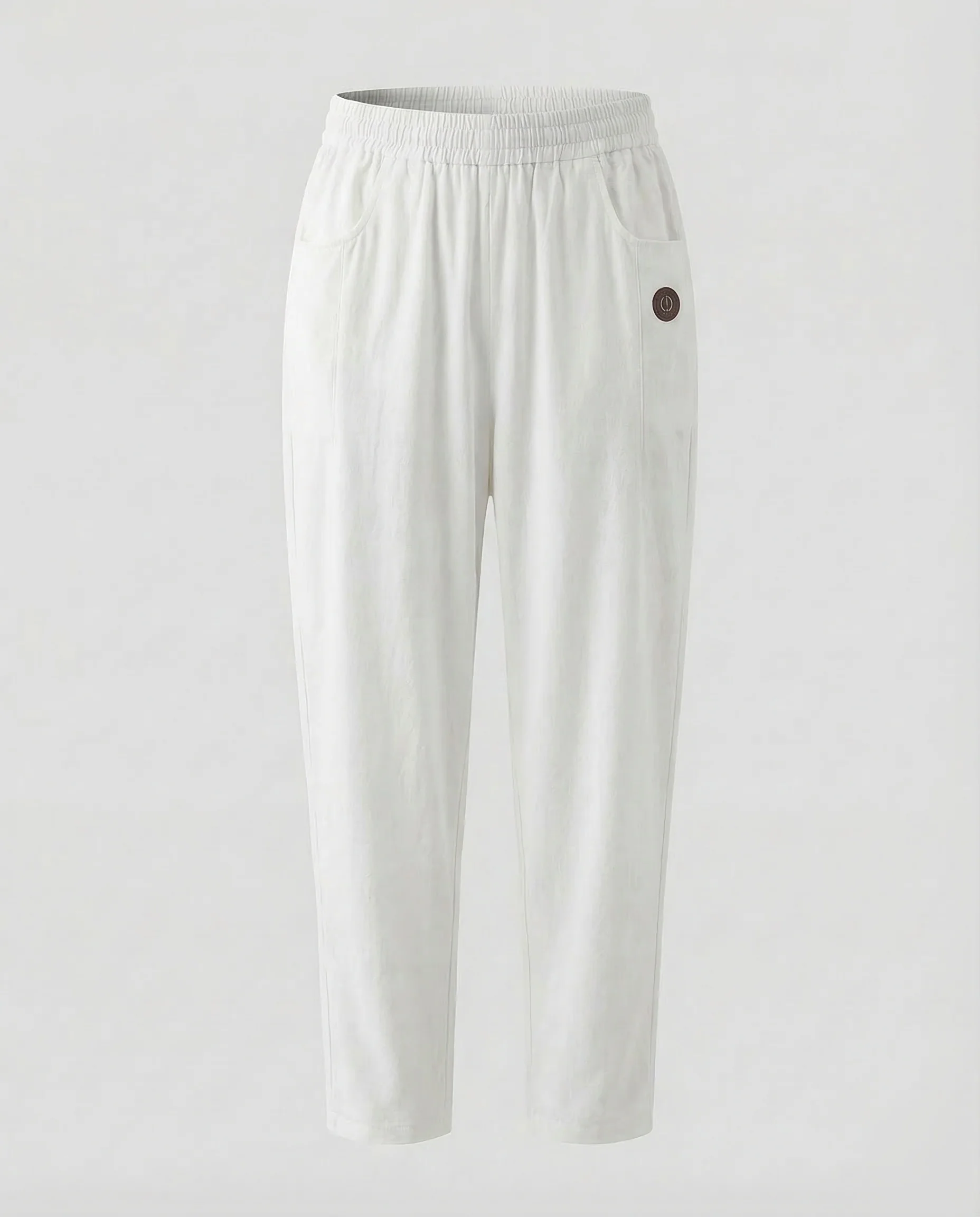 Damen Leinen Freizeithose Tapered - Image 6