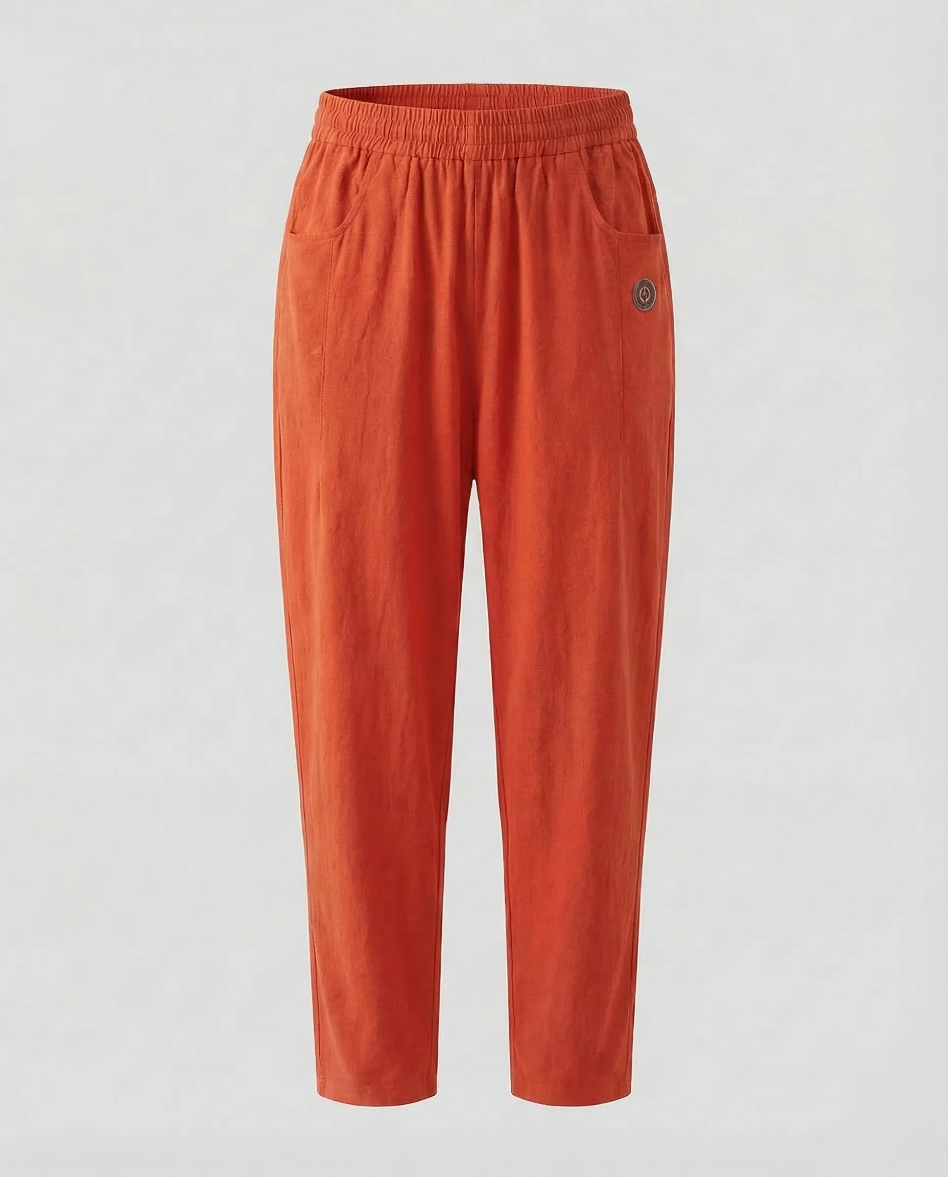 Damen Leinen Freizeithose Tapered - Image 7