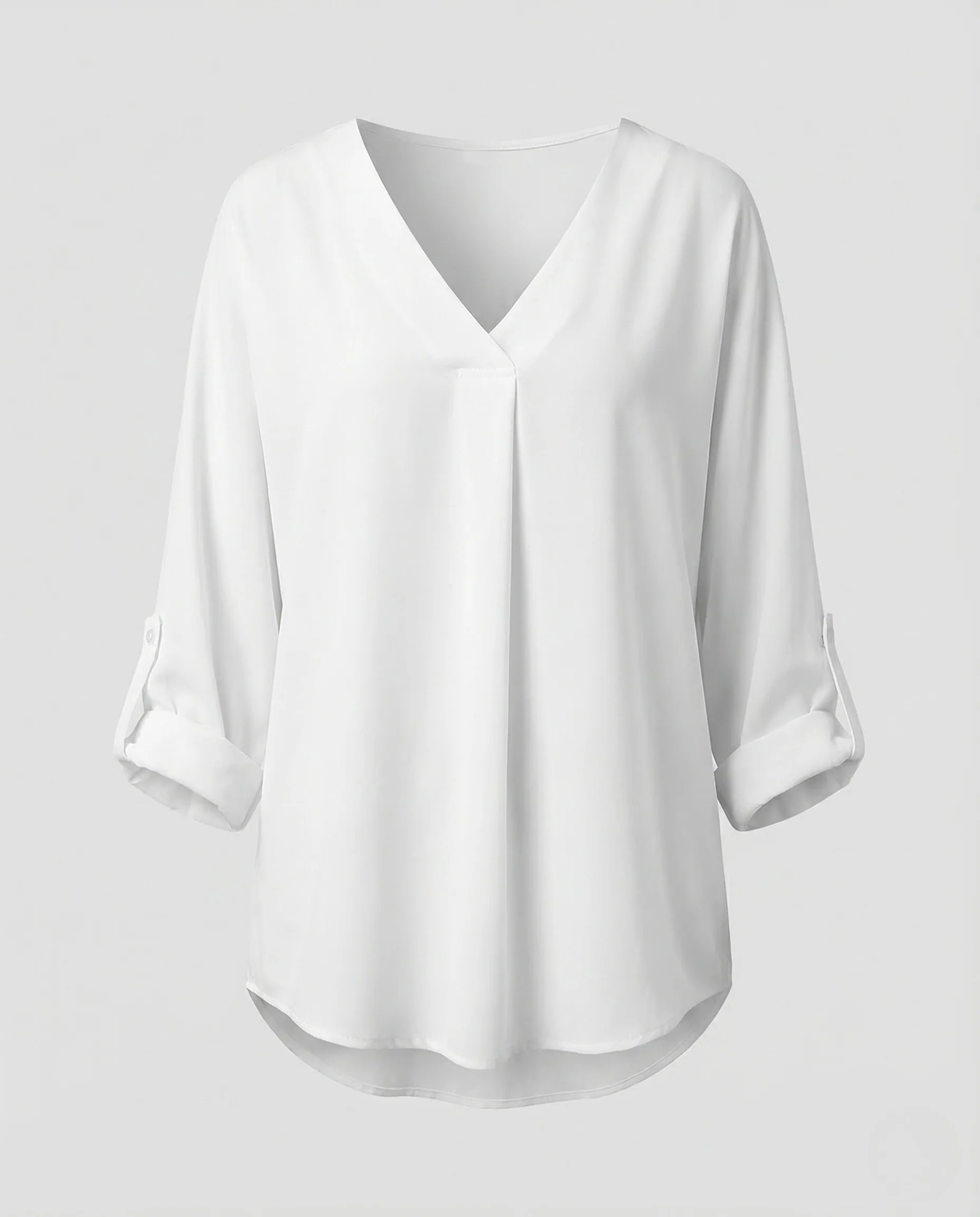 Damen Chiffon Tunika V Ausschnitt - Image 5