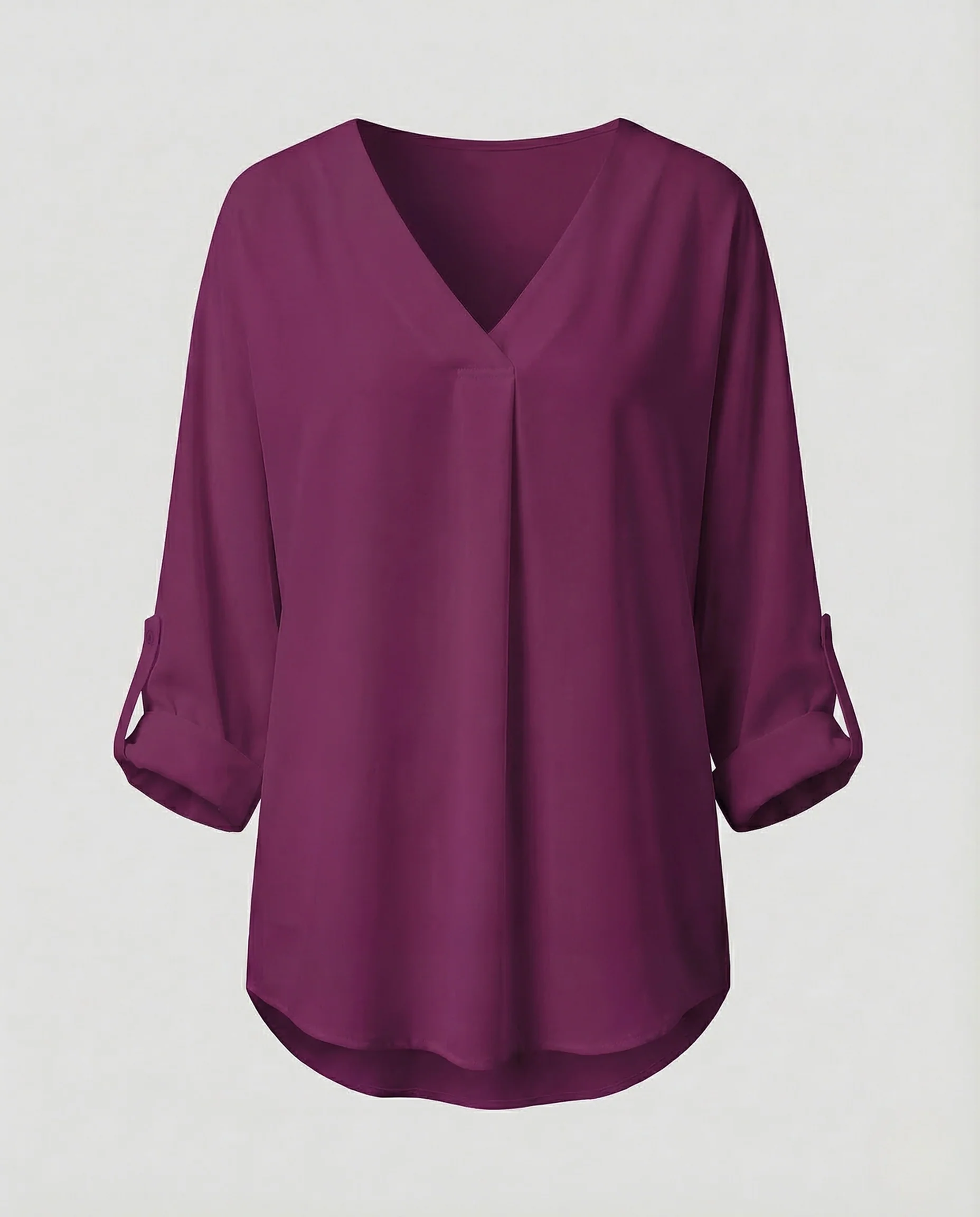 Damen Chiffon Tunika V Ausschnitt - Image 6