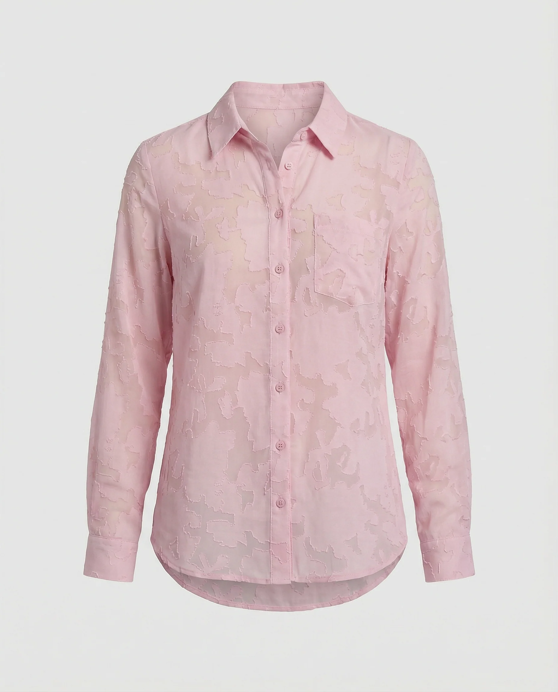 Damen Bluse Chiffon locker - Image 5