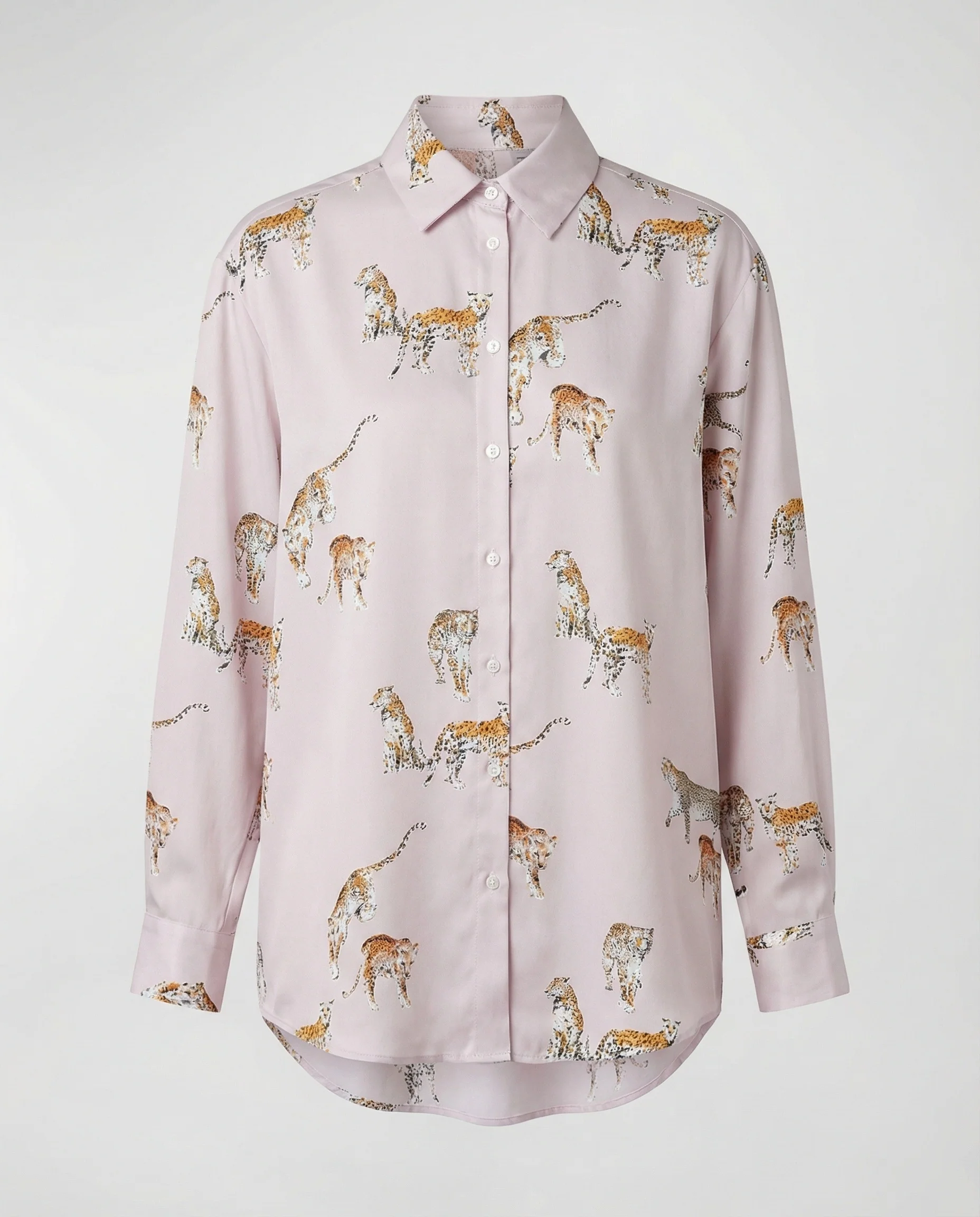 Leichte Hemdbluse Damen Aquarell Blumen - Image 12