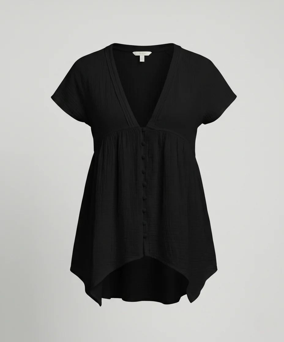 Freizeitkleid Damen Musselin Tunika - Image 7