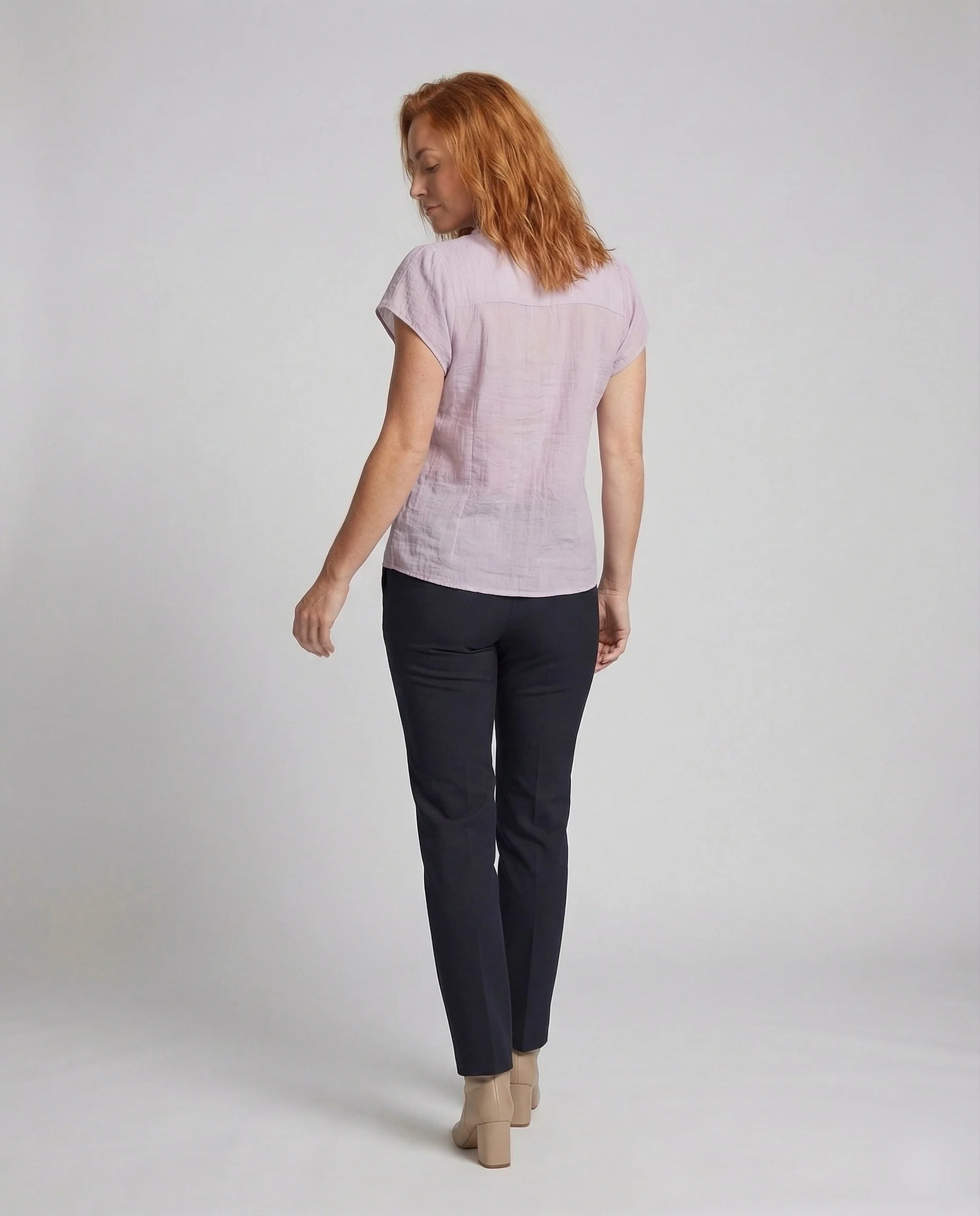 Damen Sommerbluse mit Rüschenkragen - Image 4